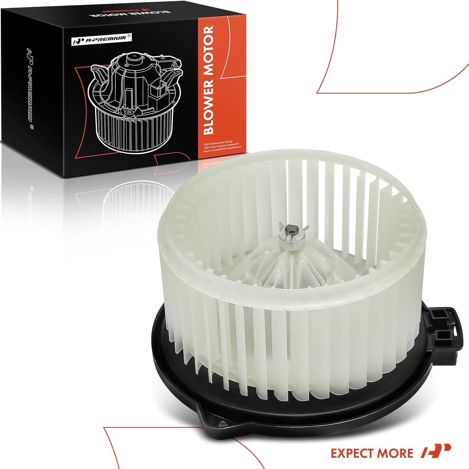 A-Premium Front HVAC Heater Blower Motor Compatible with Toyota Corolla 2003-2008, Matrix 2003-2007, L4 1.8L - Replace# 87103-02370, 8710302050