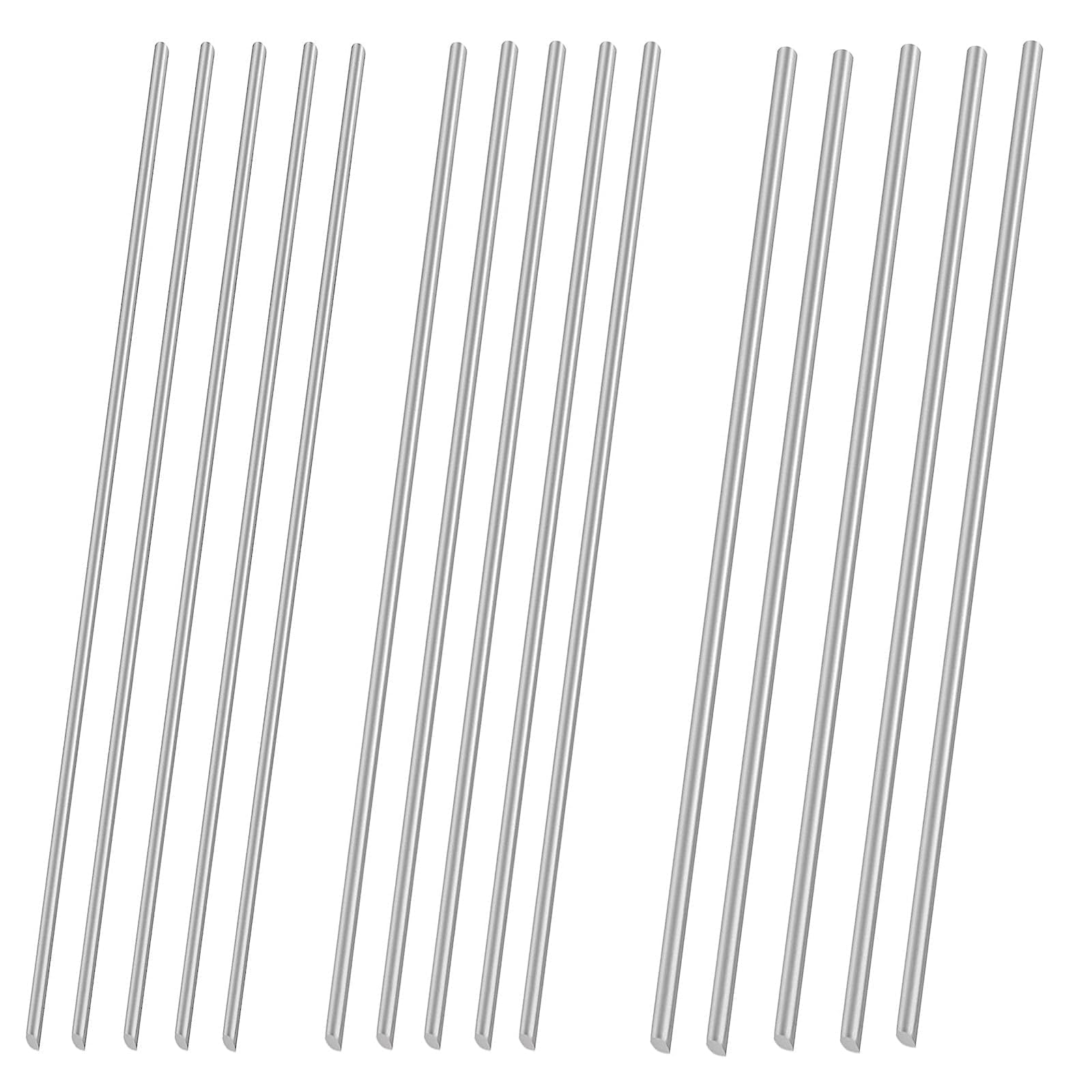 Tiges Acier Inoxydable BBYPP - 56 Pièces 30cm | 5 Diamètres 1-3mm Pour Bricolage