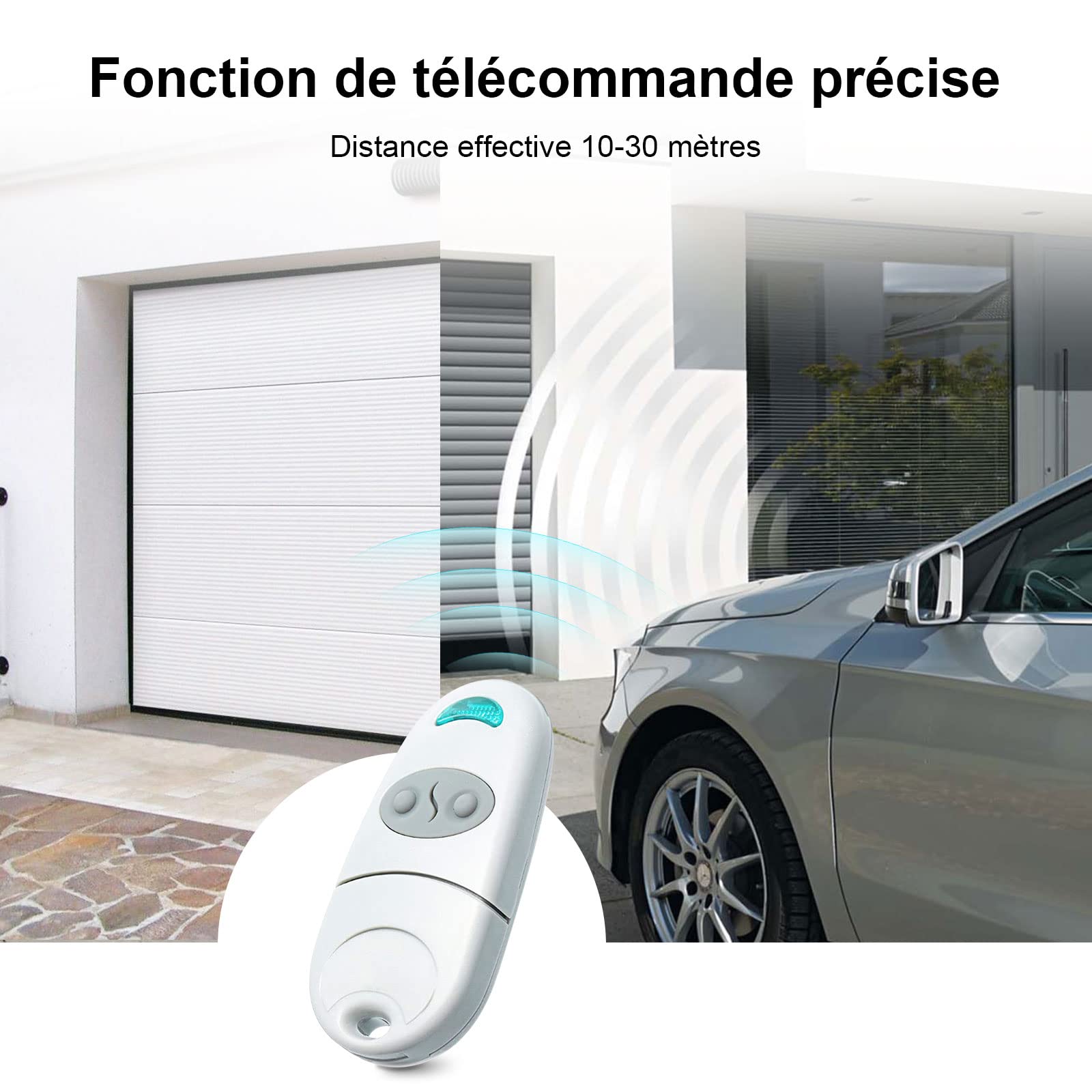 Telecomando Universale Cancello 433.92MHz - 2 Pezzi, Compatibile Con Modelli Came TOP, Programmabile Facile - Foto 2