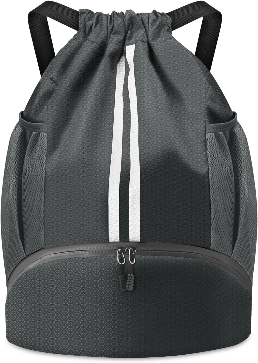 BROTOU Soccer Bags, Football Backpack, Volleyball Bag, Drawstring Backpack with Ball and Shoe Compartment, Football bags for Equipment Swim Gym Bag