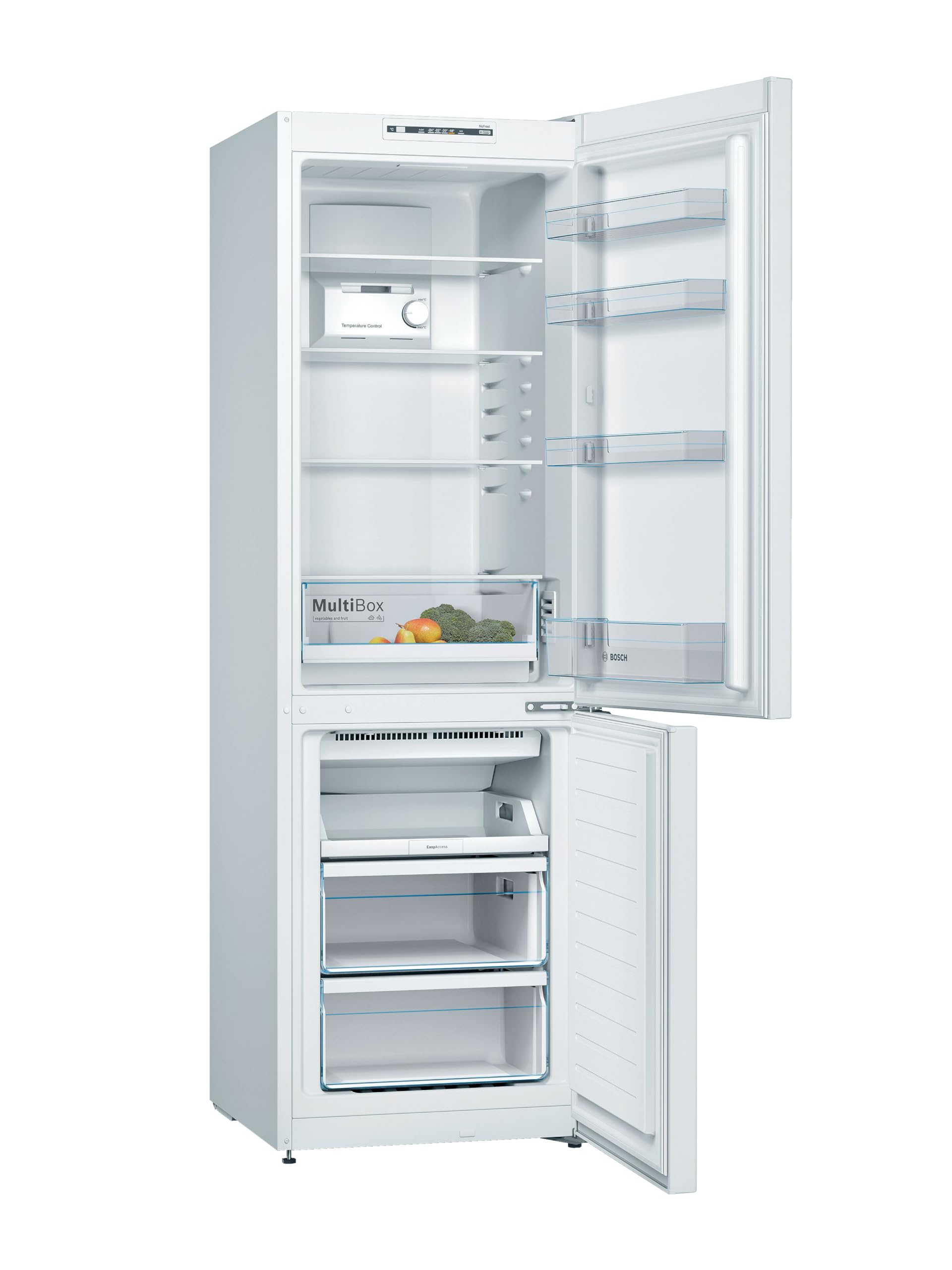 Bosch KGN36NWEAG Serie 2 No Frost - 186cm Height Freestanding Fridge Freezer