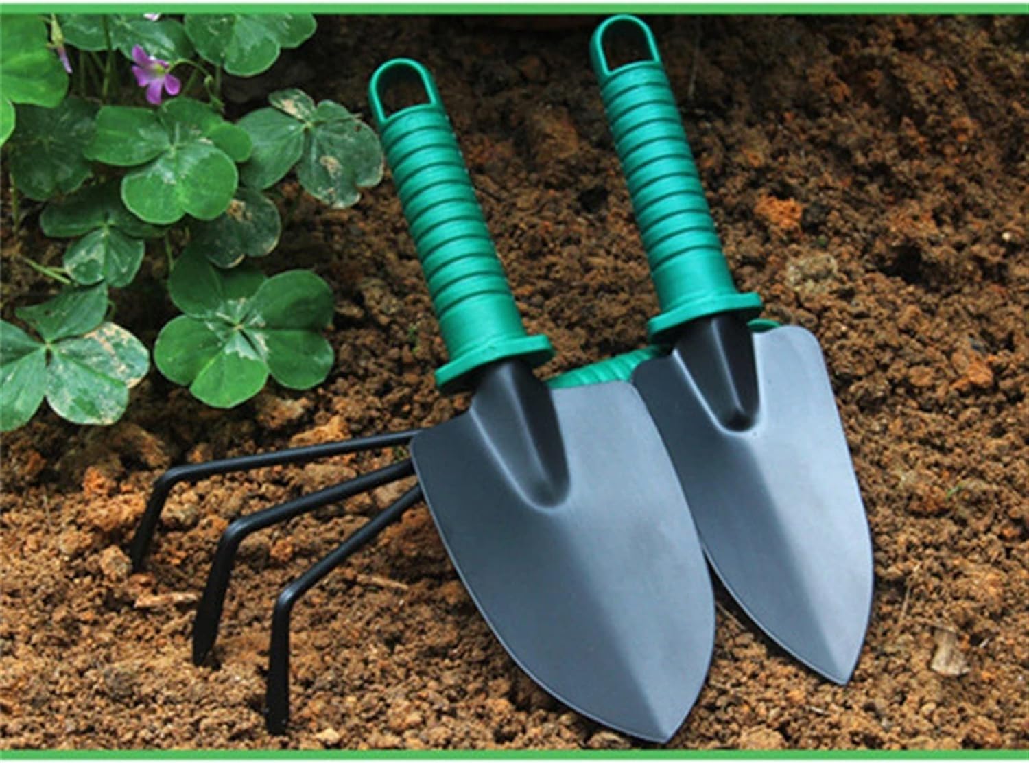 Outils de Jardin Kit Jardinage Ensemble d'outils de Jardinage, 5 pièces, Ensemble d'outils de Jardin Portables, Kit d'outils de Jardinage légers, poignée antidérapante, Outil Durable de Jardin (VI