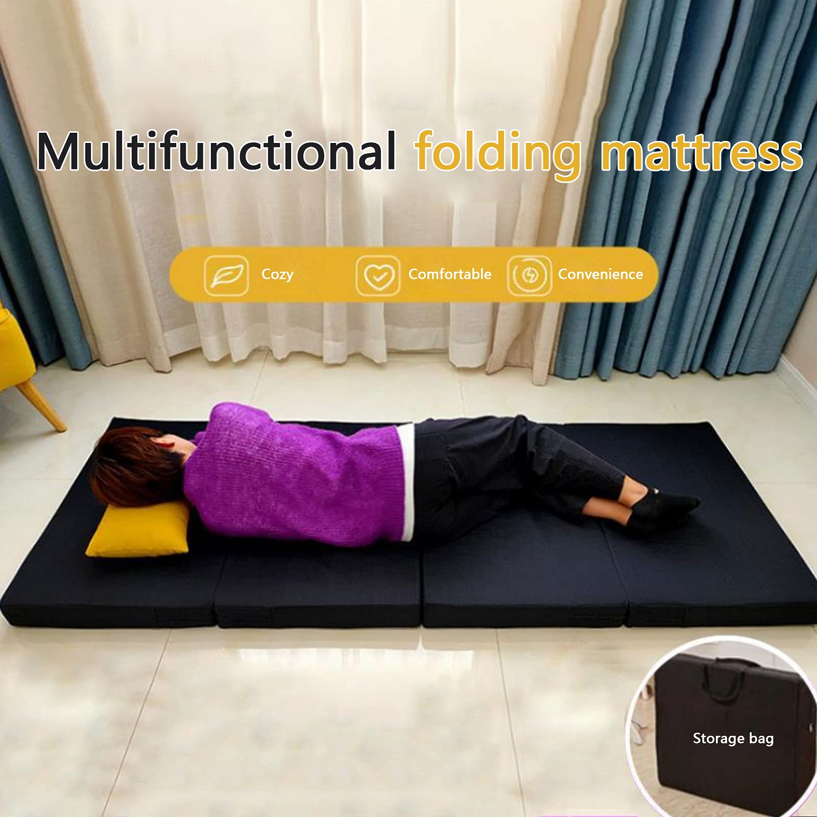 Funda para silla de jardín al aire libre con cojín de asiento antideslizante, almohadilla reclinable suave y gruesa (3 cm/5 cm) y cierre de cremallera, 70 x 200 cm, para uso en la playa y el patio