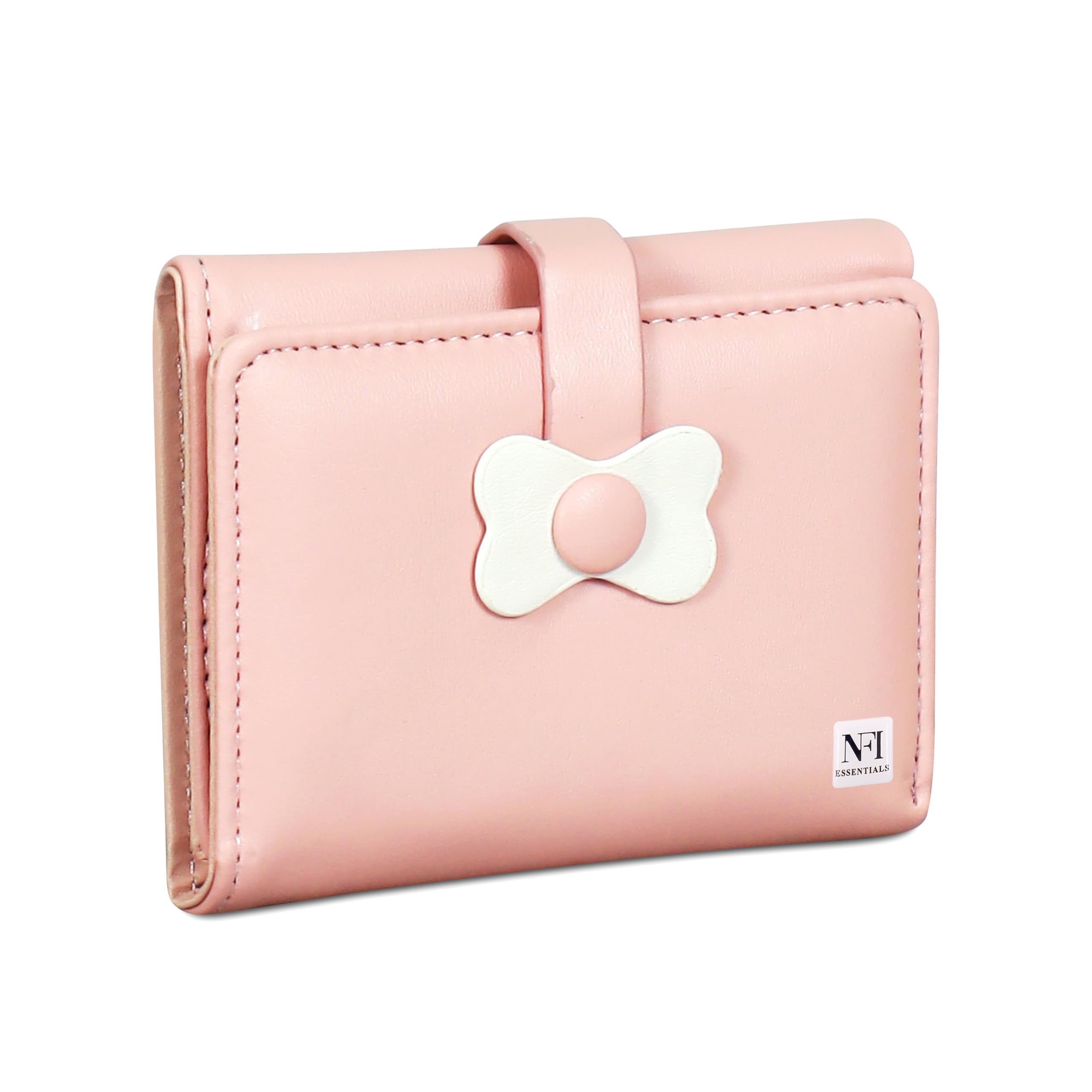 nfi essentials Small Wallet for Women, PU Leather Mini Wallet for Girls, Trifold Wallet, Credit Card Holder Organizer Coin Purse for Girls, Small Money Wallets for Ladies-picture-34