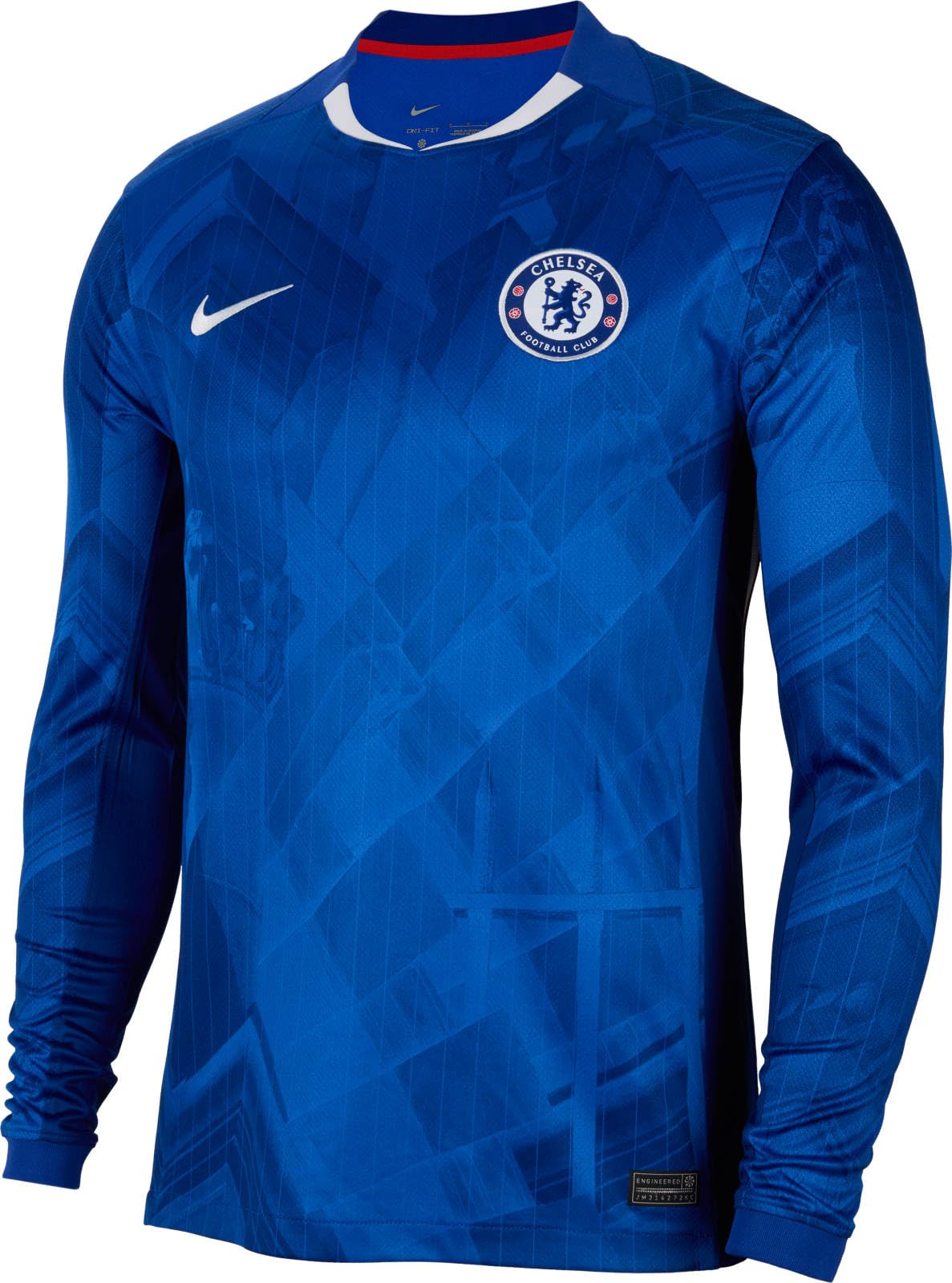 Nike FC Chelsea 2025/26 Stadium Home Nike Replika-Longsleeve-fußballtrikot mit Dri-Fit-technologie für Herren Maglia da Calcio a Maniche Lunghe Replica Uomo