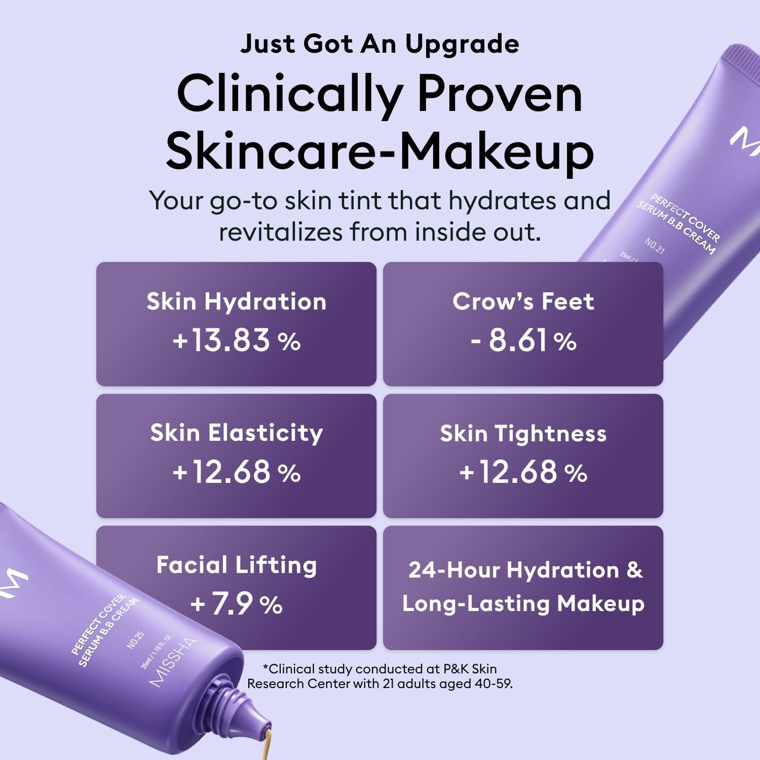 MISSHA M PERFECT COVER Sérum BB CREAM n° 23 Beige naturel, soin de la peau, hydratant, complexe de superaliments, couverture modulaire, peau de cristal, Reg