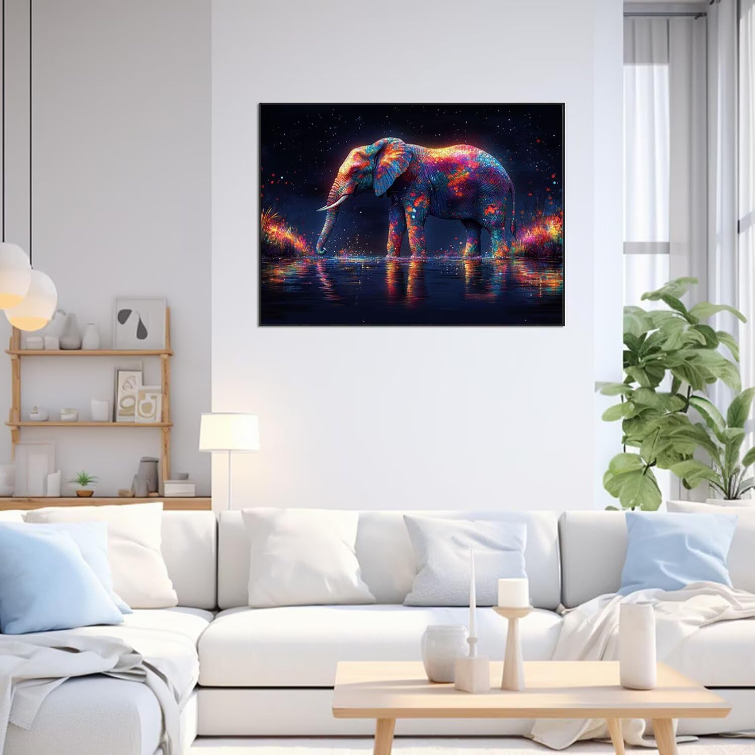 Puzzle 6000 Pezzi Elefanti Puzzle Classici per Gioco Familiare, n-93 | Impossibile Puzzles, Intrattenimento Creativo, Rilassamento e Intelligence, Regalo per Amore e Amico, Il cielo stellare