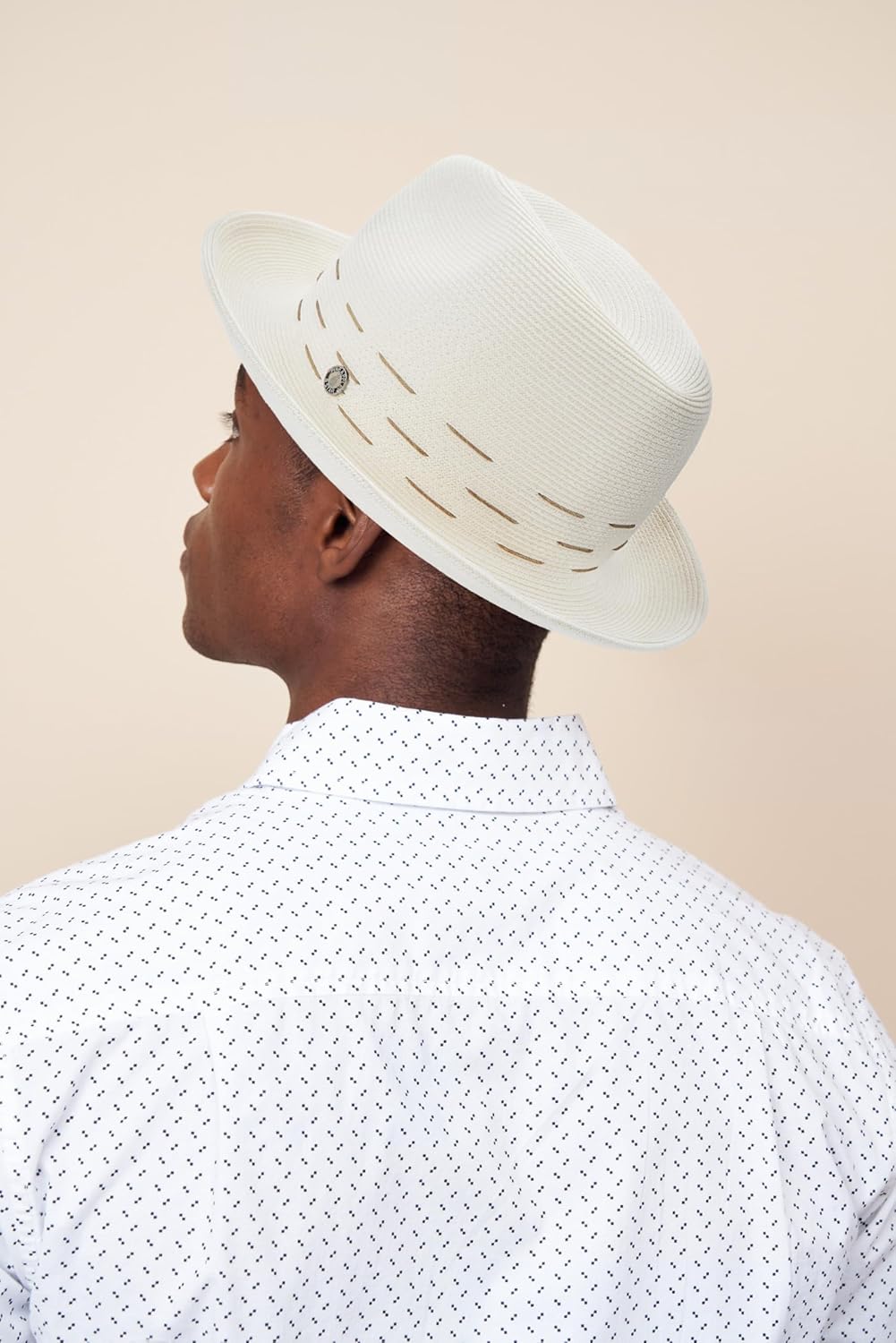 Pineapple&Star Genoa Fedora Bucket Sun Straw Beach Hat Fine Braid UPF50+ Unisex - Image 4