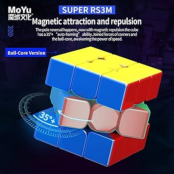 DreamyMagic　0330 Moyu Super RS3M 2022 Ball-Core Positioning Speed Cube