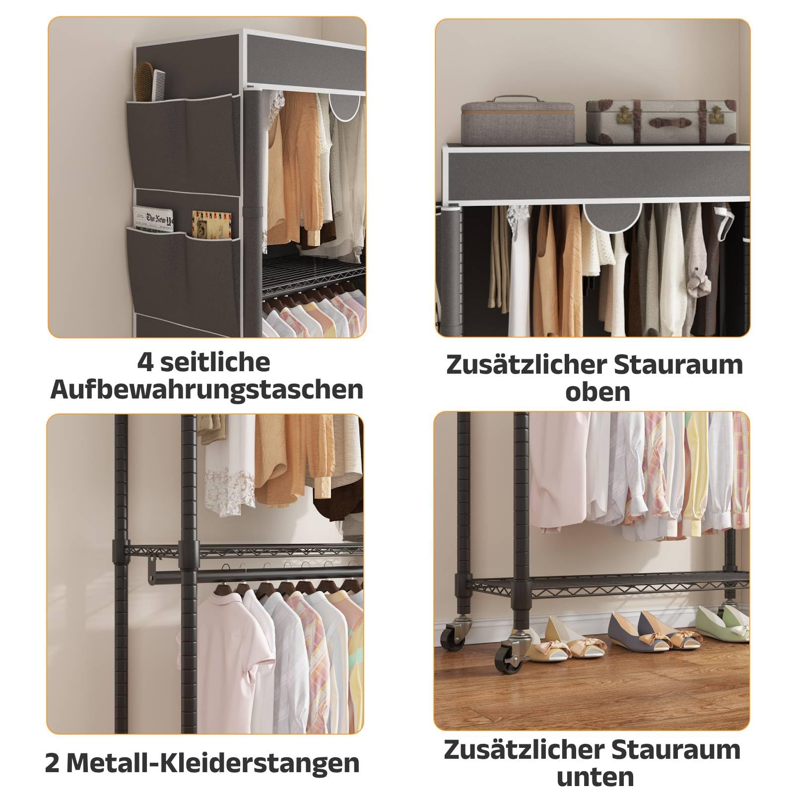 Kleiderstander Roller Poco