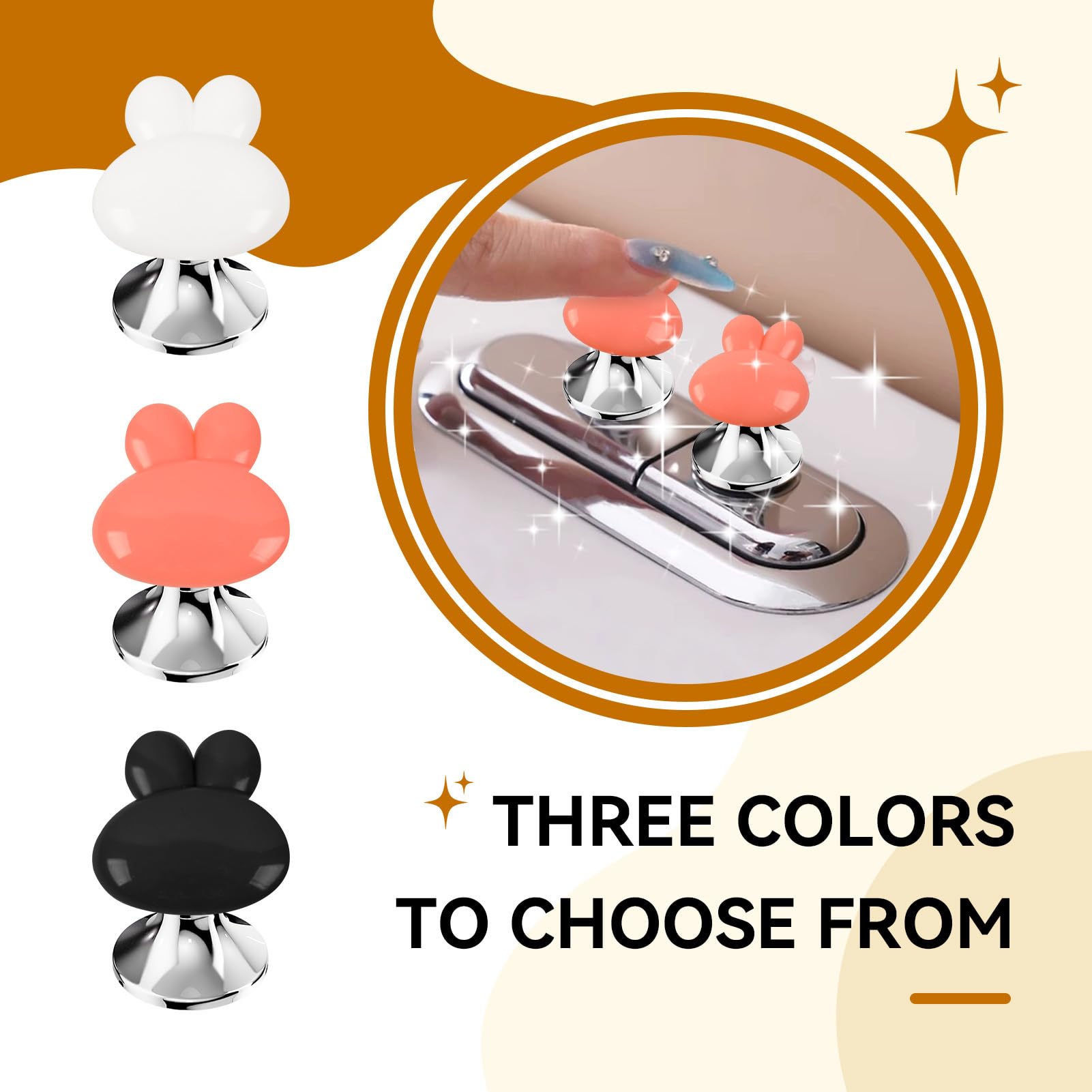 Gsycle 2PCS Toilet Push Button - Image 4