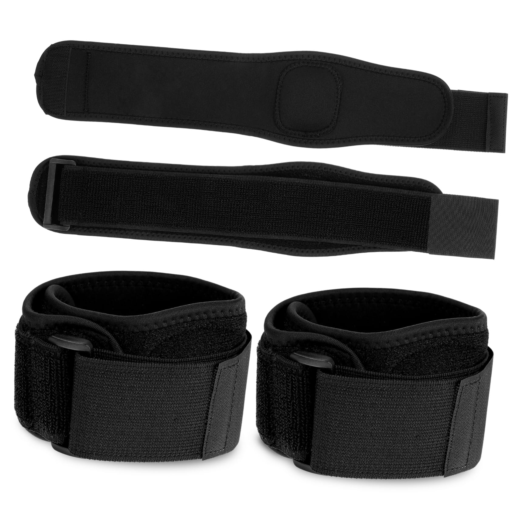 TOVINANNA 4pcs Sports Elbow Supports Breathable Elbow Pads Compression Sleeve Protectors for Women