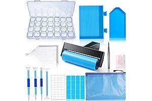 Suptikes 22 Pieces Diamond Painting Kit- Unlimited Painting Fun For Kids and Adults