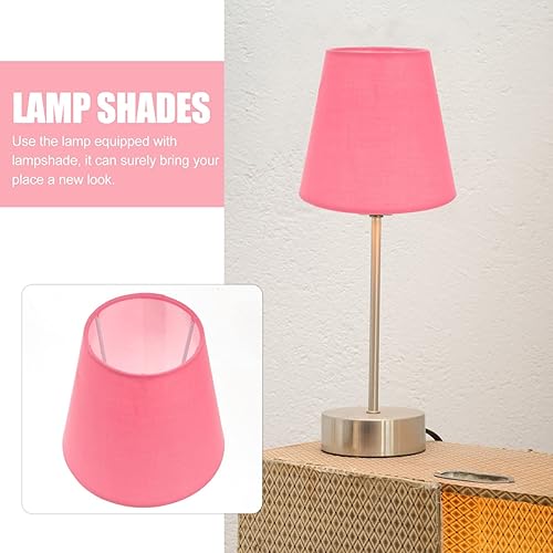 Miniatura 6 de DOITOOL Pantalla de tambor para lámpara de mesa, lámparas de pie, pantalla de lámpara de araña, pantalla de lámpara de arpillera de granja, pantalla