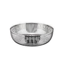Alessi PC02, 23 – Cestino Portaoggetti di Design in Acciaio Inox, Lucido