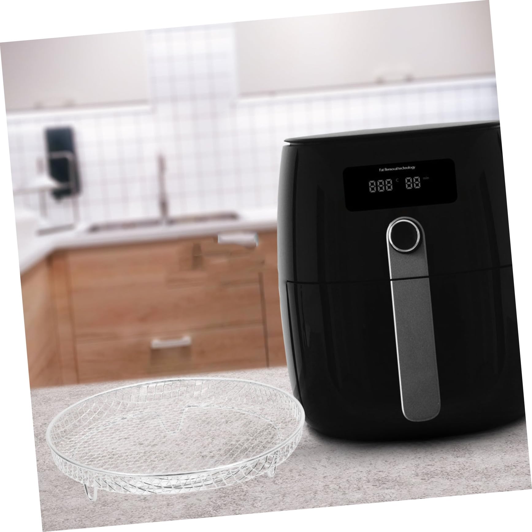 Accessori Friggitrice ad Aria in Acciaio Inox Argento