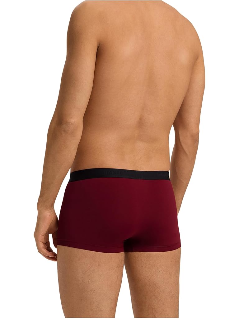 Burgundy Hanro Micro Touch Boxer Brief