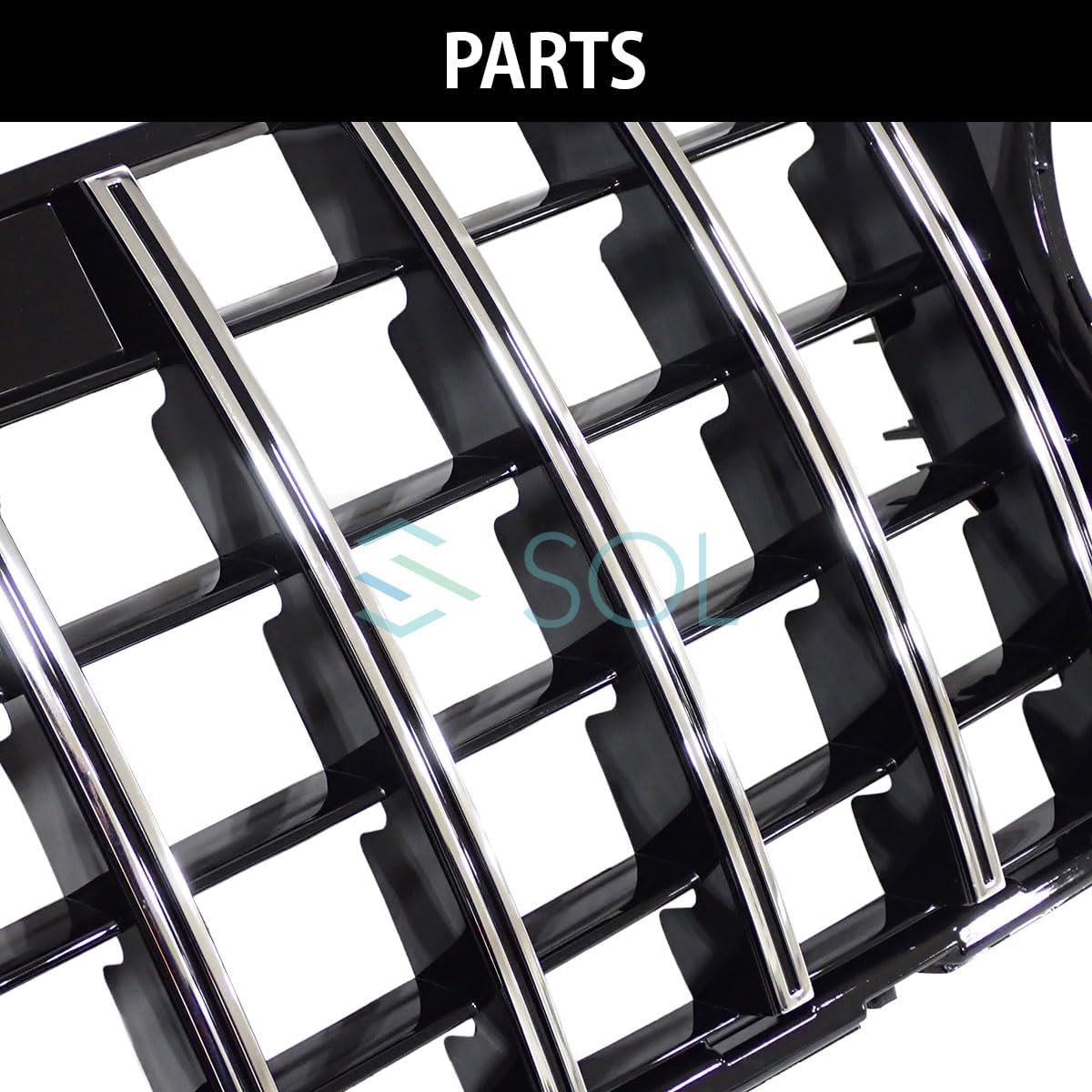 ベンツ X253 C253 GLCクラス 前期用 パナメリカーナグリル ブラック