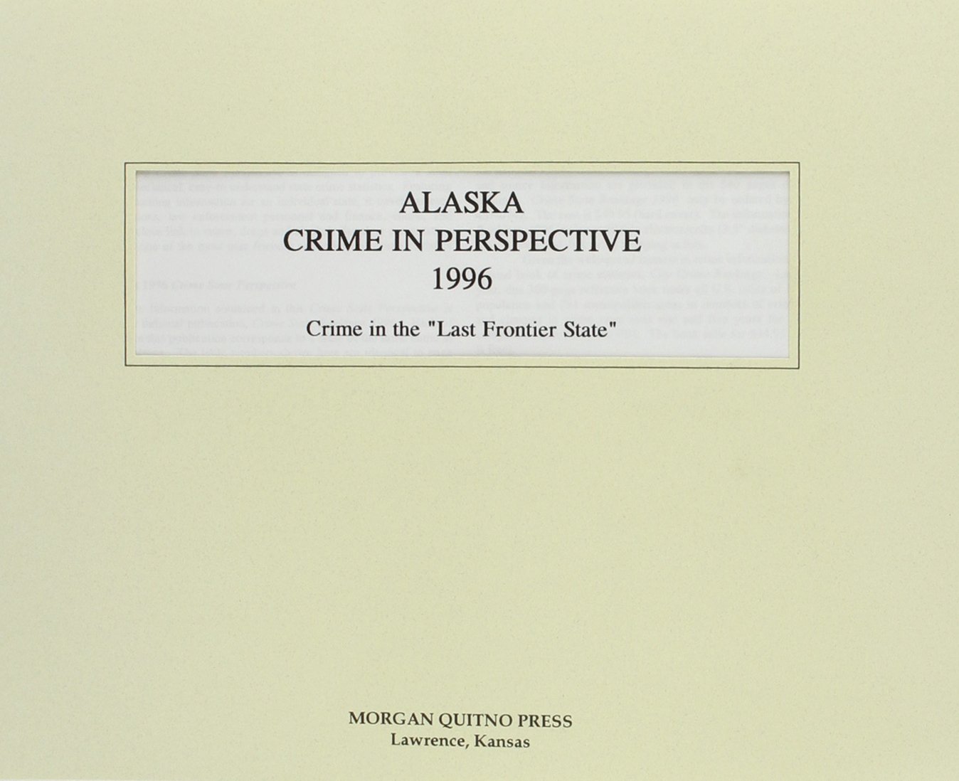 Amazon.co.jp Alaska Crime Perspective 1996 Kathleen O'Leary