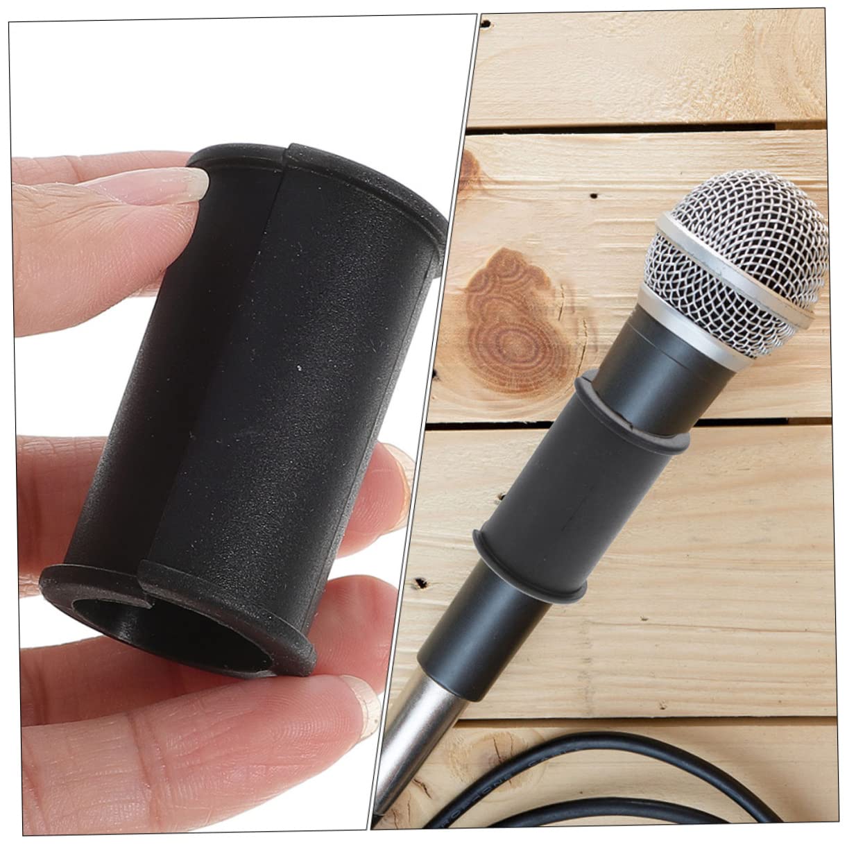 20 Pz Alimentazione Microfonica Asta Microfonica Karaok Microfono Lavalier Parabrezza Morsetto Per Montaggio Su Tavolo Microfono Usb Braccio Del Microfono Gomma Da Cancellare Black CAXUSD