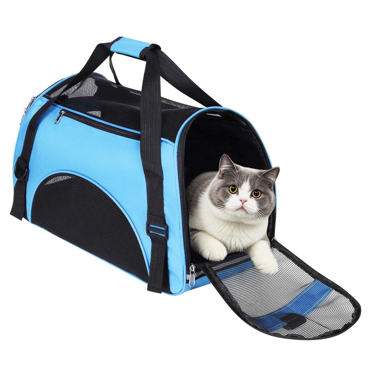 Hundetasche Netzgewebe Atmungsaktiv Katzentransportbox Faltb