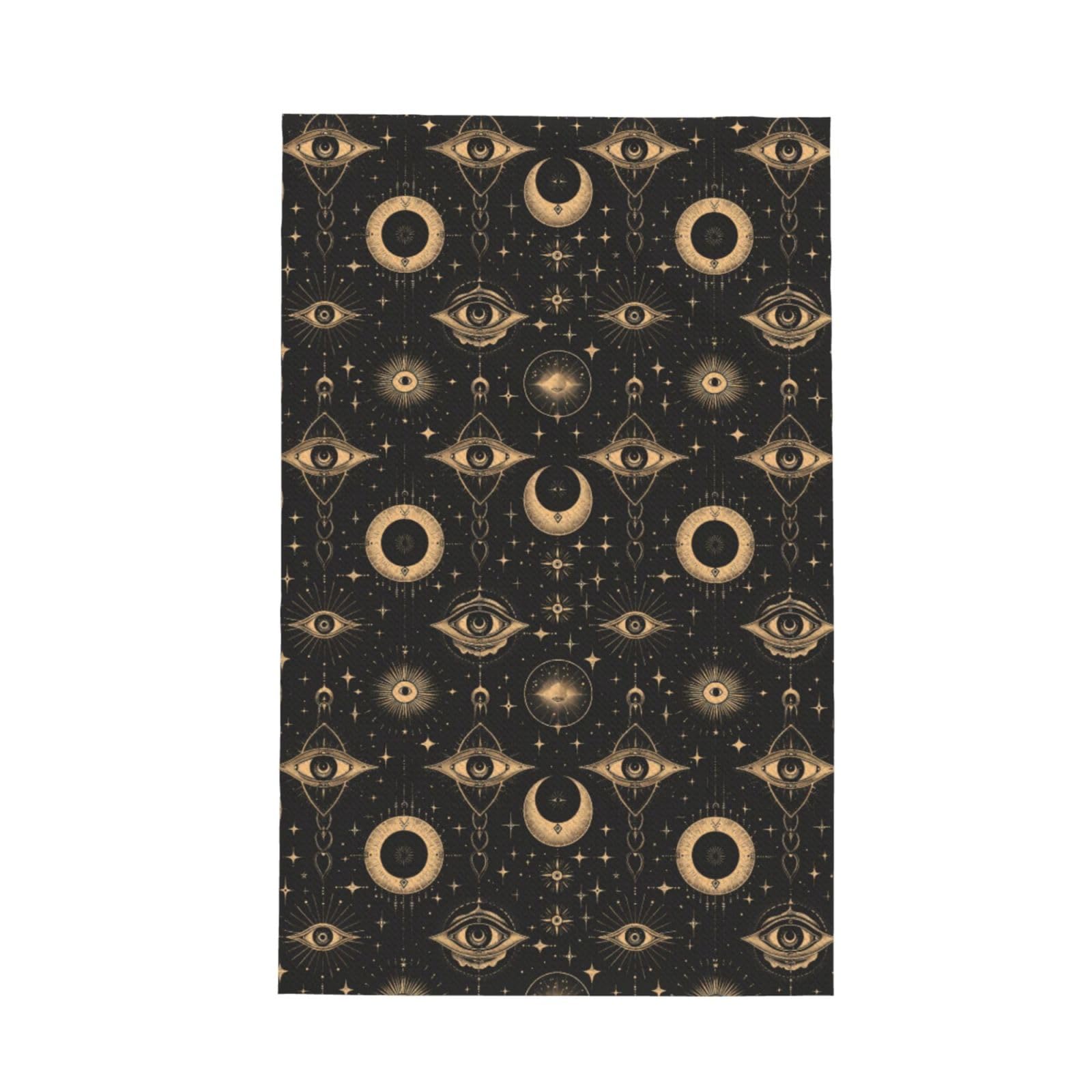 Anceky Mysterious Symbols (3) for Absorbent Kitchen Towels, 16x26 Inch Quick Dry Cleaning Dishcloths