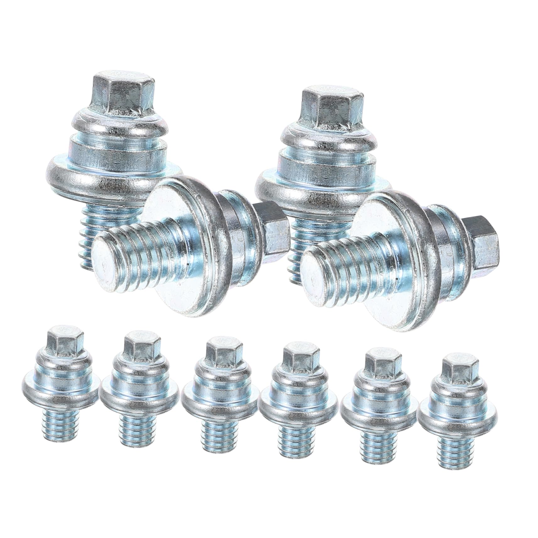 iplusmile 50piezas De Terminal De Batería De Coche Juego De Hexagonales Para Conexiones De Batería Resistentes Vibraciones Para Automotriz y Marino