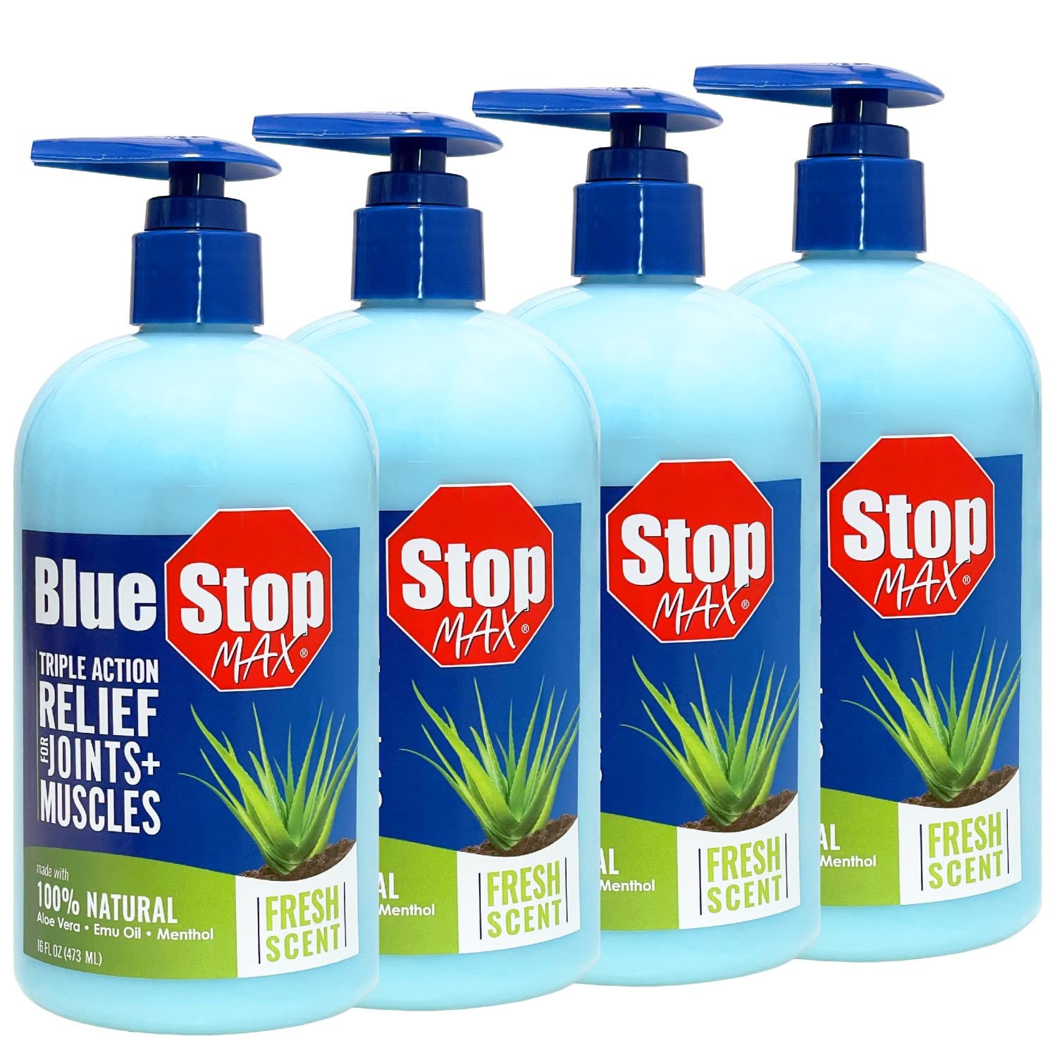 Buy Blue Stop MaxMuscle & Joint Gel FastActing Sore Muscle, Back
