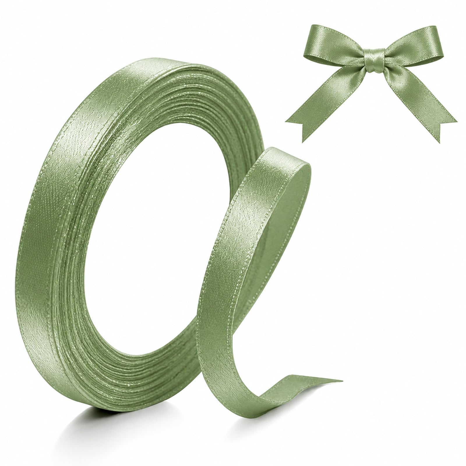 20mm Cyan Satin Ribbon, Thick Fabric Ribbons for Gift Wrapping & Crafting, Ribbon for Balloons, Cake, Bouquet, Wedding, Party, Christmas Decorations, 22.8m