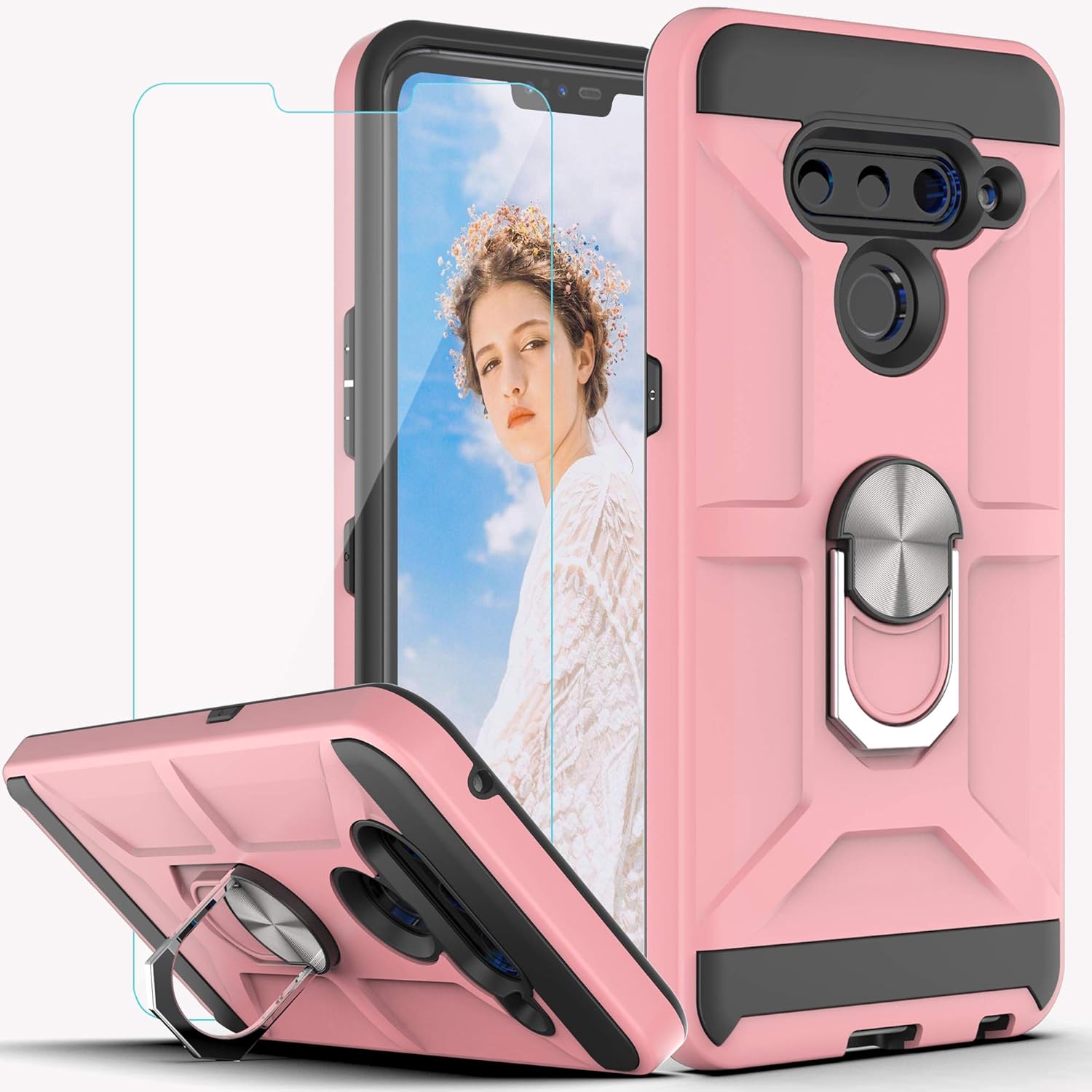 Shockproof Rose Gold Phone Case for LG V50 ThinQ 5G Madagascar Ubuy