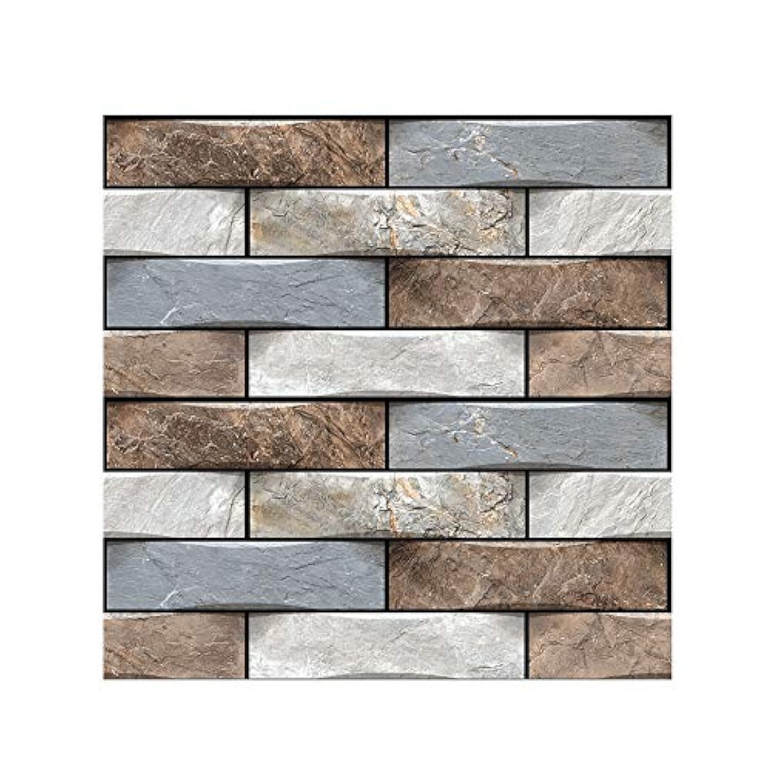 ACUDUDOMA 10-Sheet Peel and Stick Tile Backsplash Thicker Design Marble Tiles 12"x12" Stick on Backsplash Self Adhesive Backsplash for Kitchen,