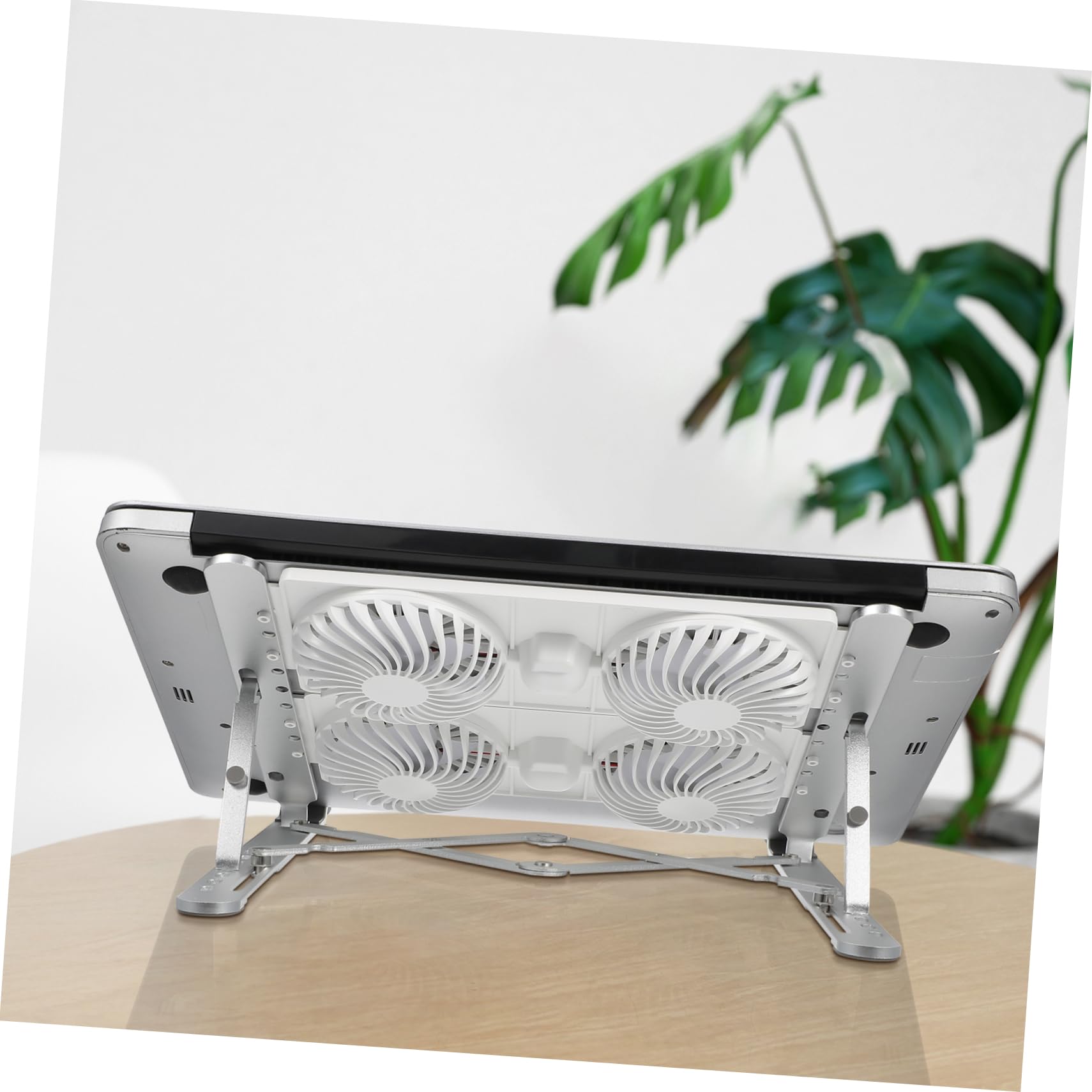 Uonlytech Supporto Ventilato Per Laptop Base Di Raffreddamento Per Computer Portatile Con Ventole Multiple Struttura Stabile e Design Ergonomico Per Uso Quotidiano