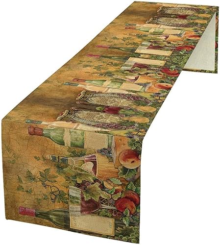 Vista 230 de Camino de mesa de chef de cocina, camino de mesa de chef grueso, decoración de granja, decoración de chef para la cocina, decoración de cocina