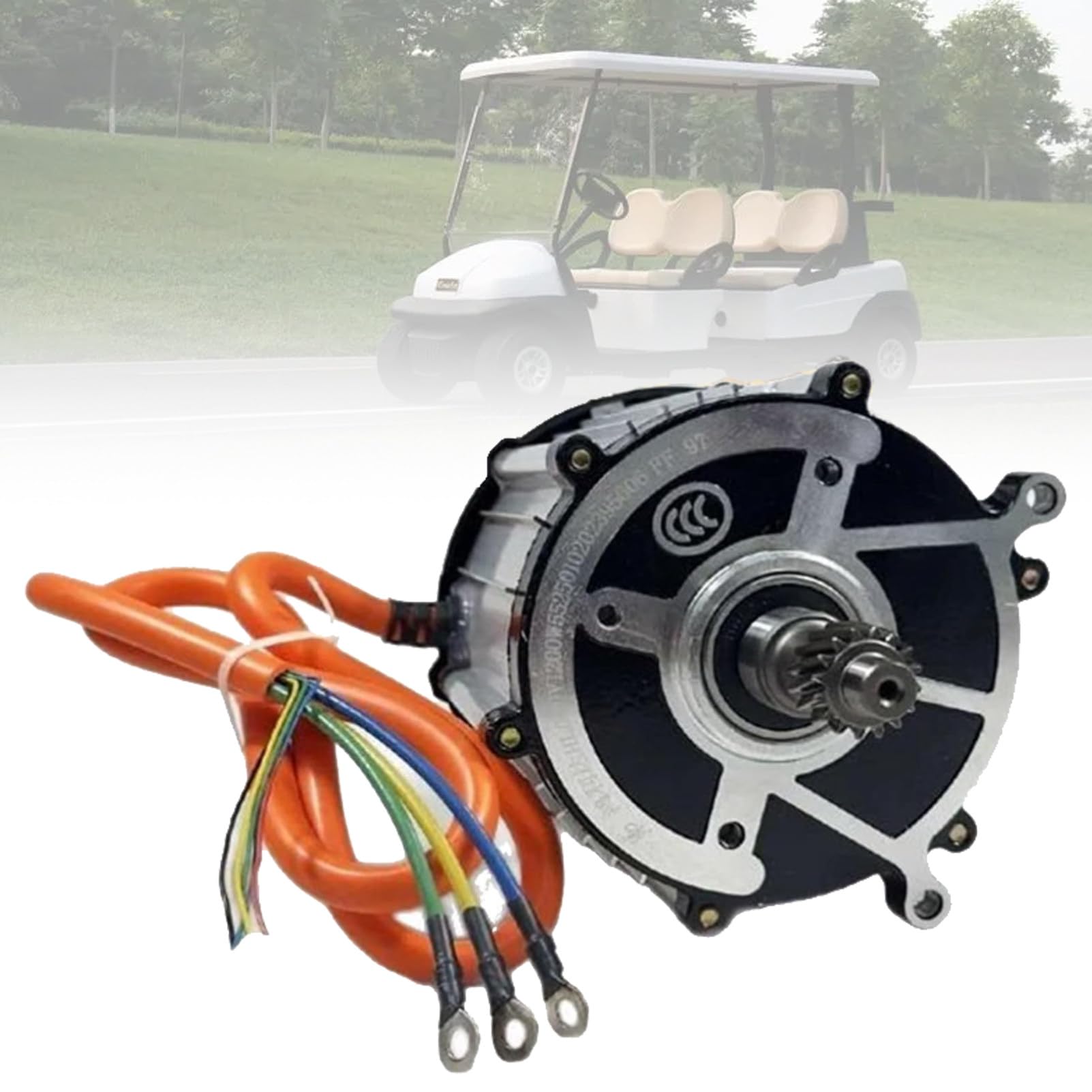 Ofyphth Electric Tricycle Brushless Motor Kit, 48V/60V/72V Pure Copper Brushless Motor, 350W–1800W High-Torque Pure Copper Differential Motor, for DIY Vehicle Upgrade. 48V-1800W