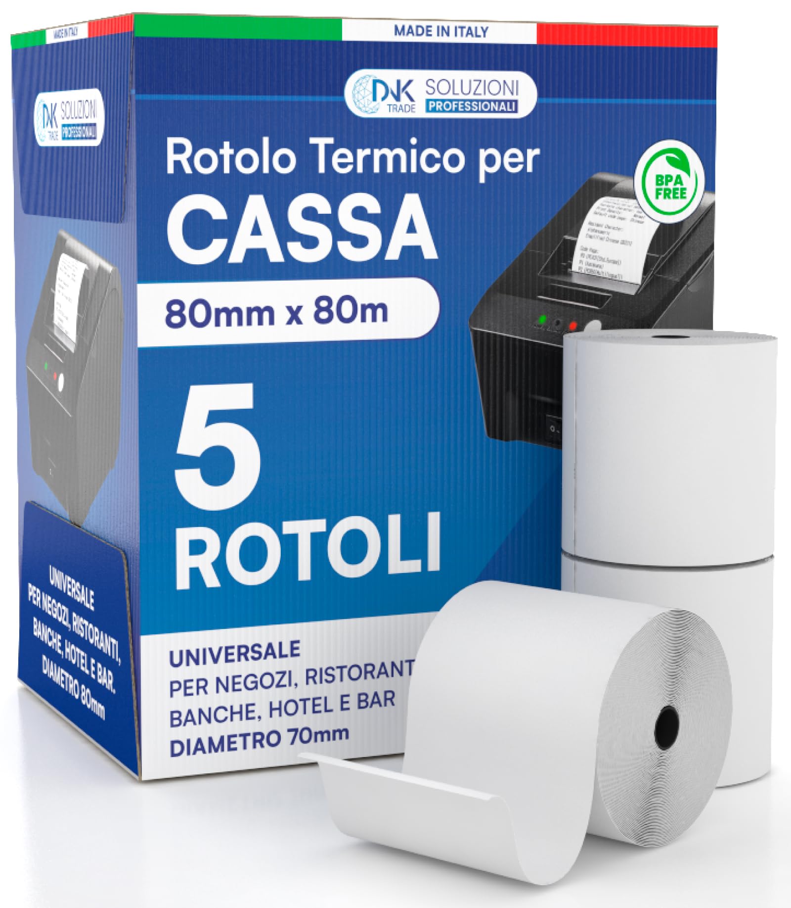 Carta Termica Senza BPA Rotoli Di Carta Termica Per Terminale Clover Flex - 20 Rotoli Per Scatola, Senza BPA Honey And Clover - Foto 7