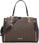 Calvin Klein Reyna Novelty Satchel, Combo Caramel, taille unique