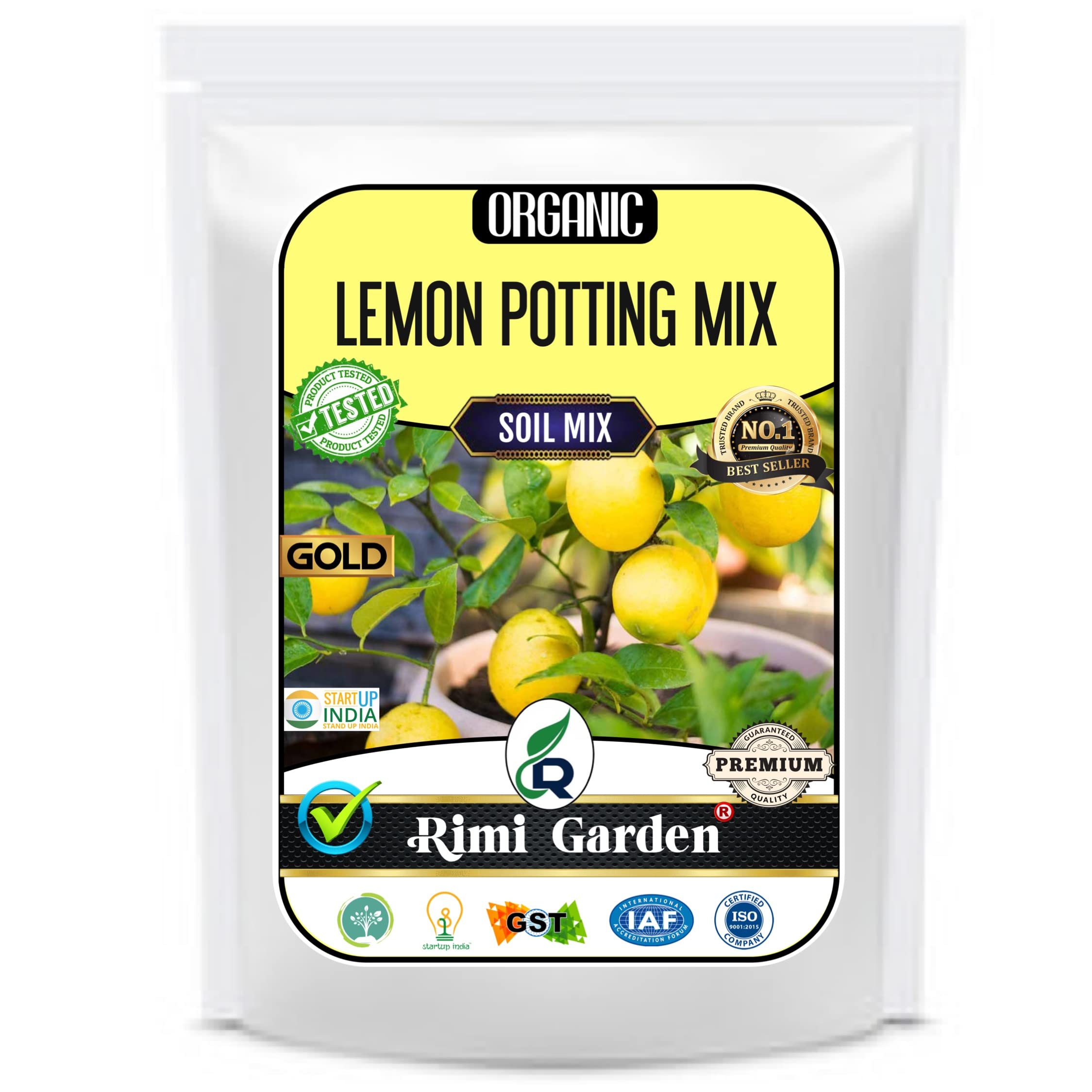 Rimi Garden® Lemon Potting Mix, Essential Organic Potting Mix for Lemon Plant Best Plant Growth with ++ Charged Growth Microbes (5 kg) (B09C35NZ88) Amazon Price History, Amazon Price Tracker