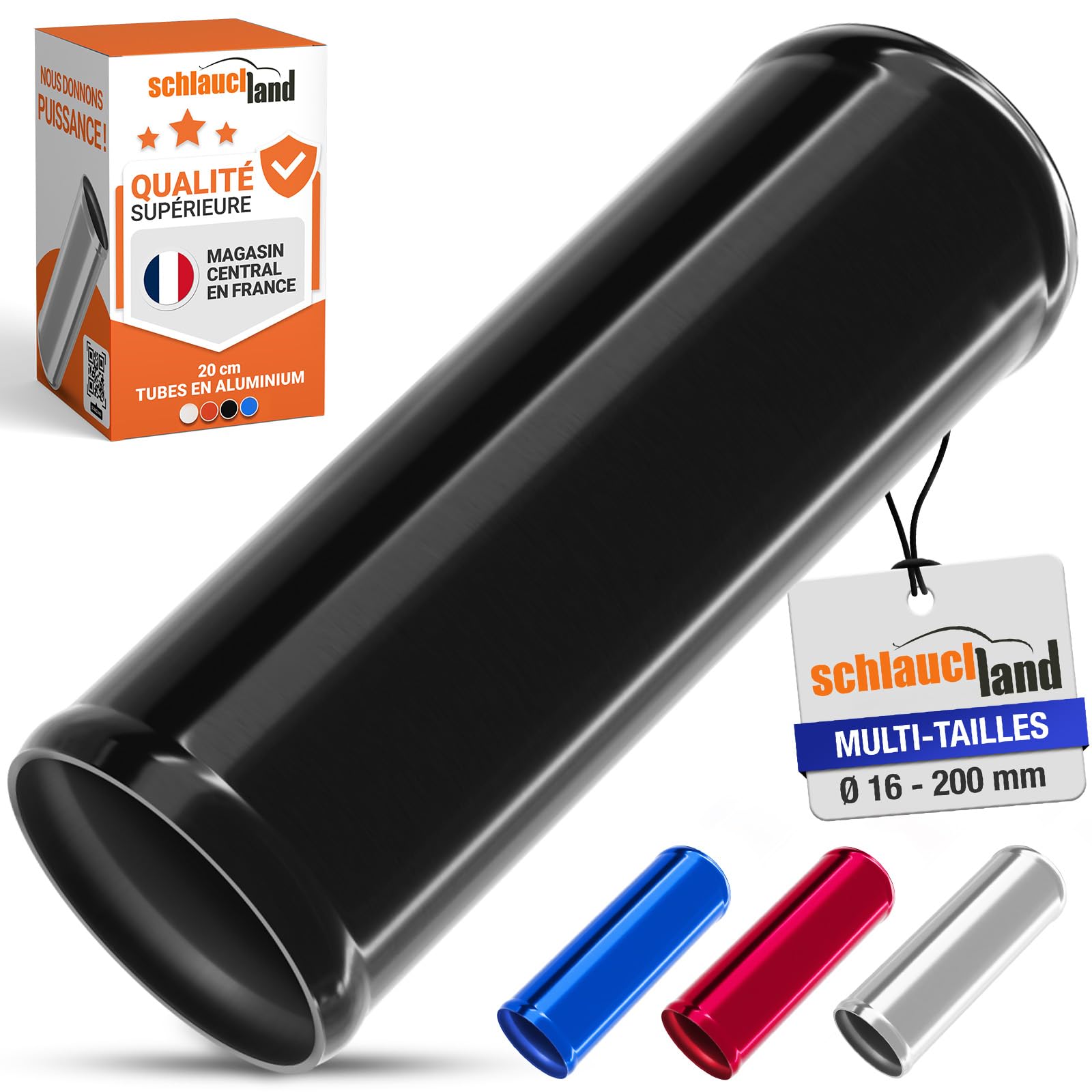 Conduite aluminium 80mm contre les fuites de carburant diesel et essence