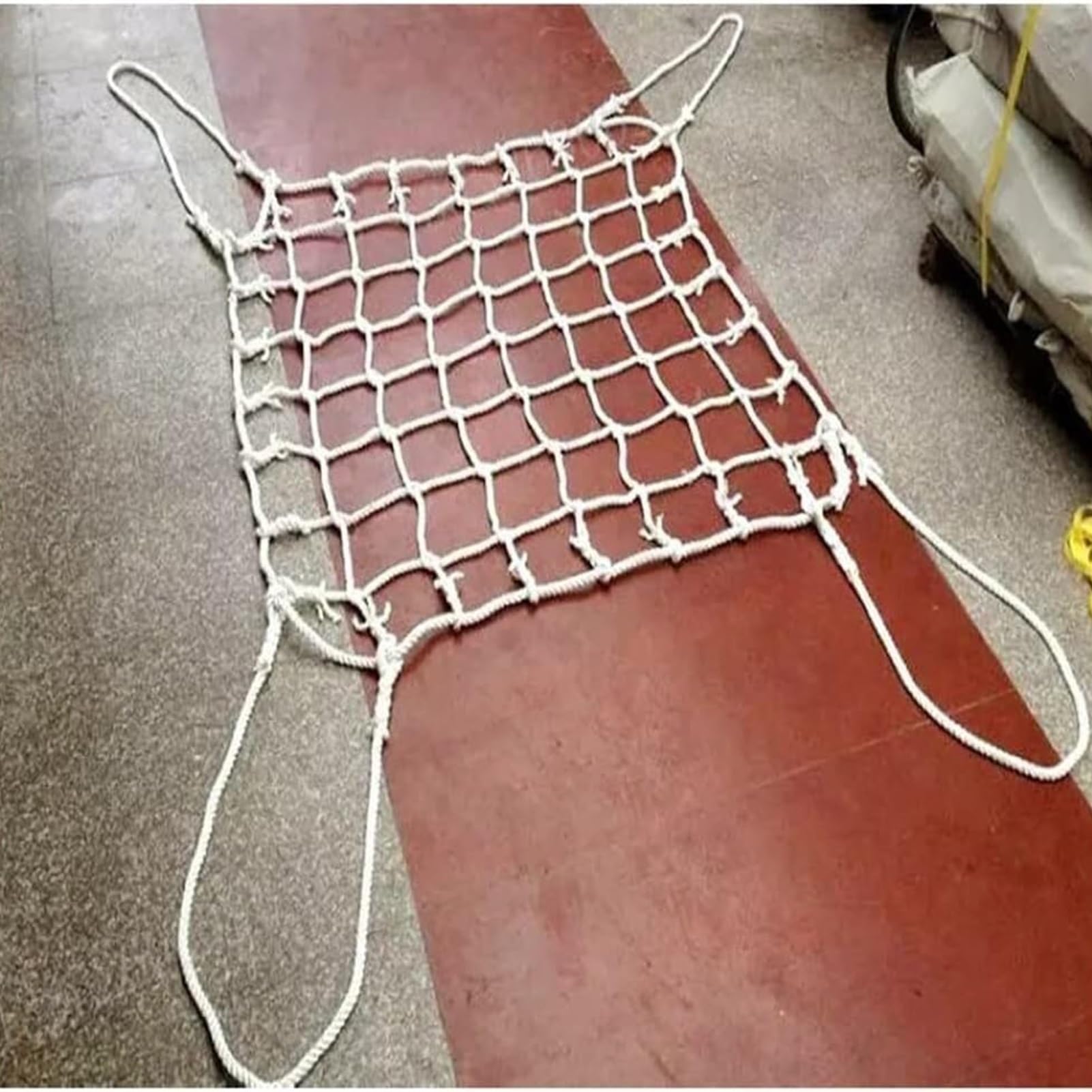OOPDNEGAK Safety Lifting Net Straps - Nylon Rope Cargo Lifting Net, Suspended Cargo Nets, Truck/Trailer/Cargo Nets, Dock Lifting Net For Loading And Unloading(1 X 1M/Mesh 10cm/Load 250kg)
