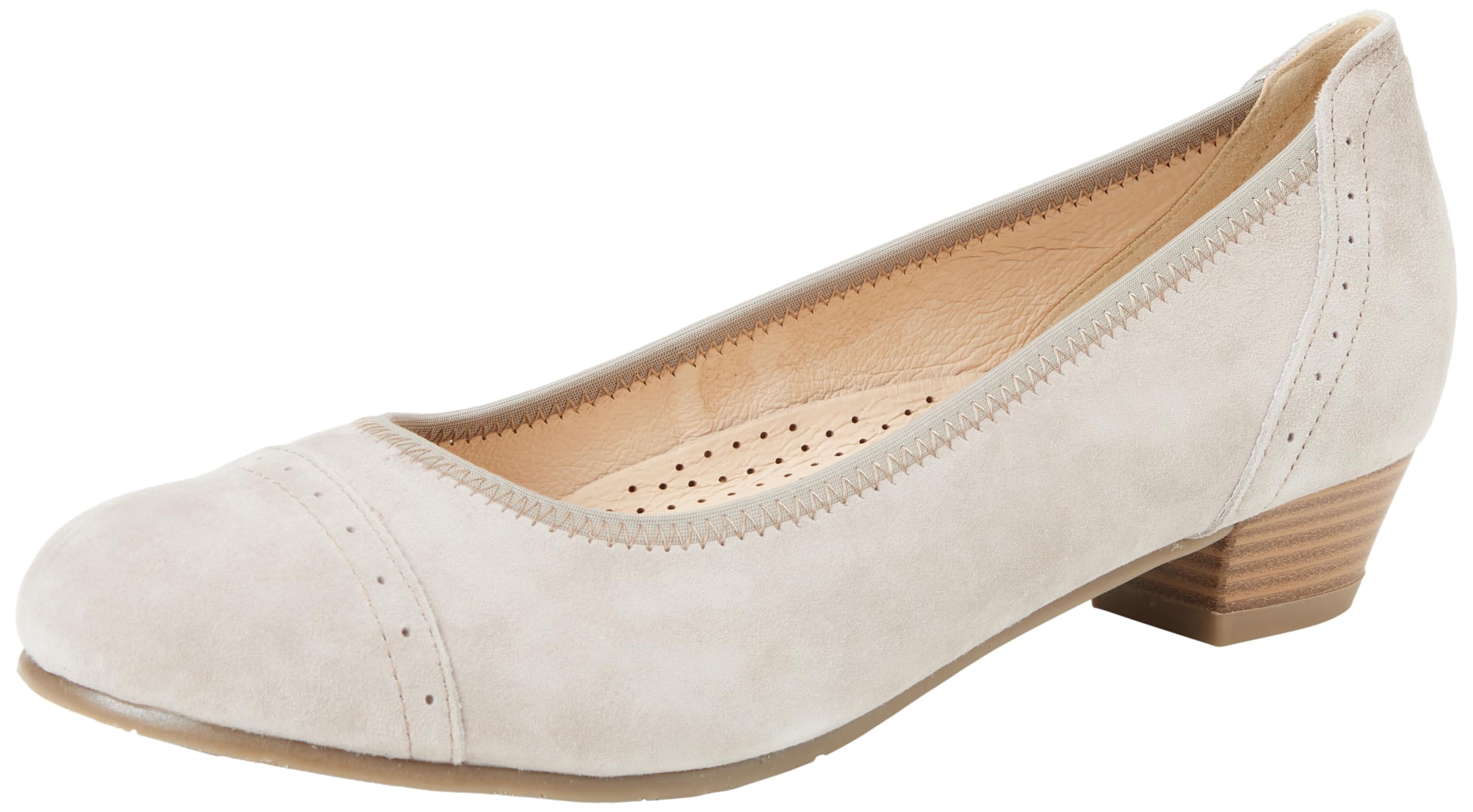 Hirschkogel Women's Court Shoes Pump, Stone, 5 UK