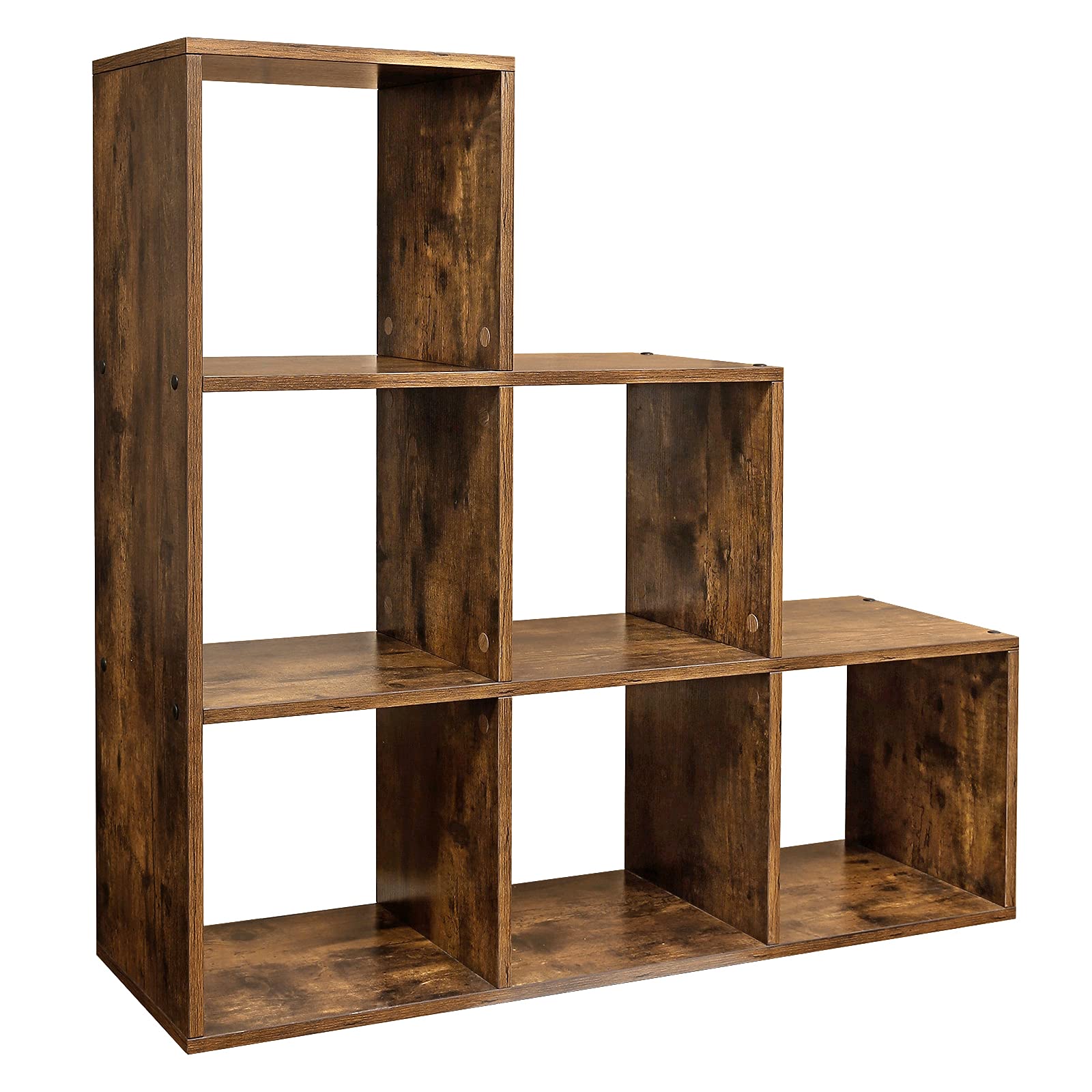 Buy VASAGLE Bookshelves, 6Cube Bookcase, Room Divider, Display