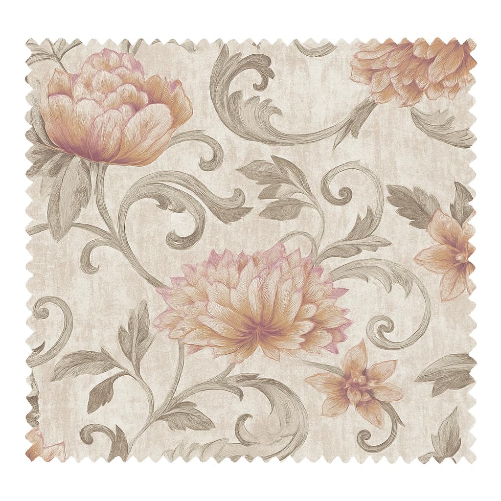 Unstitched Printed Floral Cotton Shirt Fabric-image-20