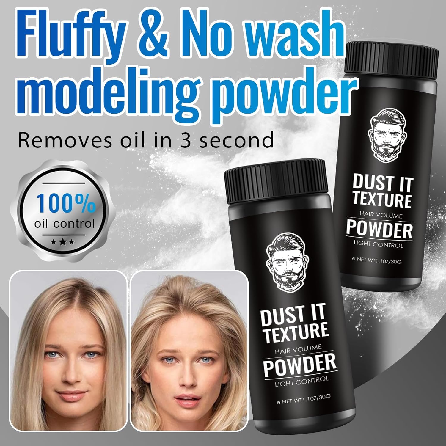 30g Polvos Texturizantes Mate,Polvos para el Pelo,polvo para Dar Volumen al Cabello,Consigue un Cabello con Más Cuerpo y Espesor,sin residuos,para uso diario — view 5