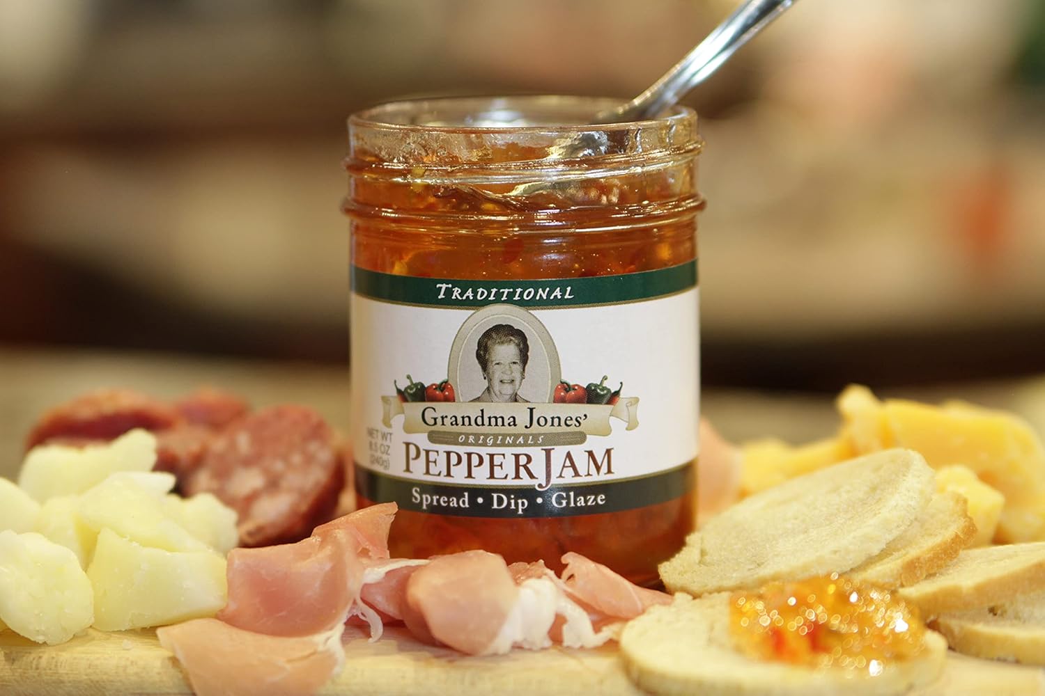 Grandma Jones Originals Pepper Jelly 2 Pack (8 oz jars - Comes in 8 Flavors) (Traditional)