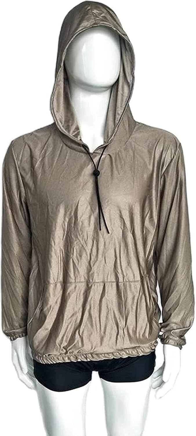 DARZYS EMF Men's Hooded Sweatshirt with Double Zip