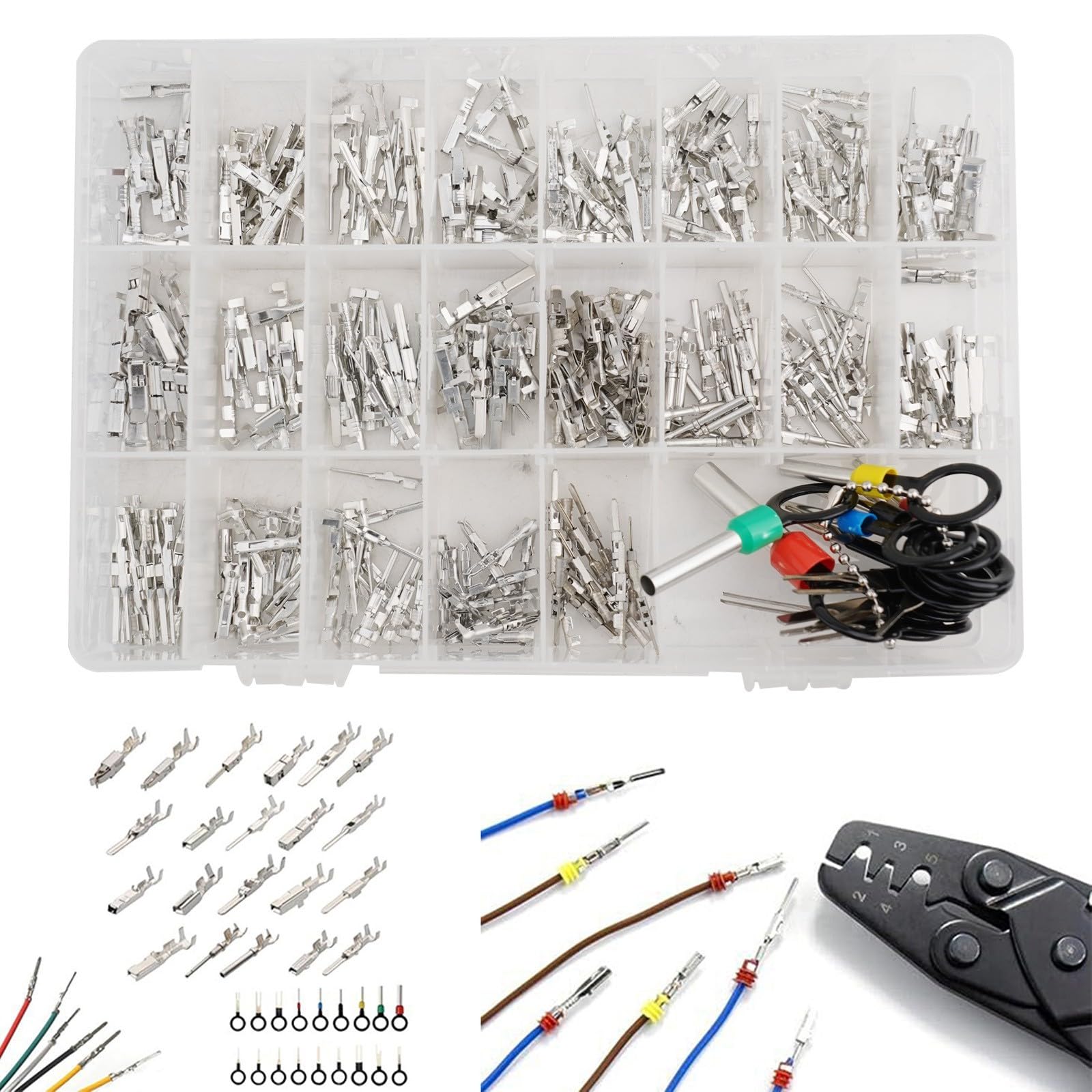Terminales para mazo de cables con extractor de pines para evitar fallos eléctricos 7