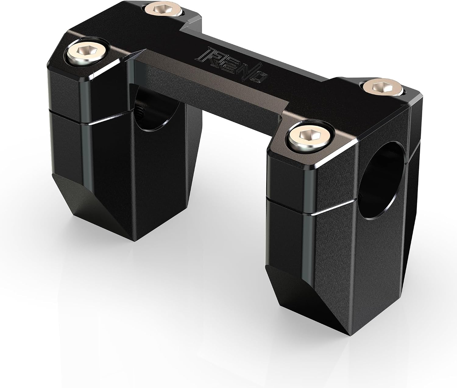 RENO Motorcycle Handlebar Riser Clamp, Aluminum Black Increase 1-1/2" Motorcycle Handlebar Height Compatible with Touring Road Glide/FLTR X XS SE U XST K/FLHR C S SE6 XS (1 Pack)