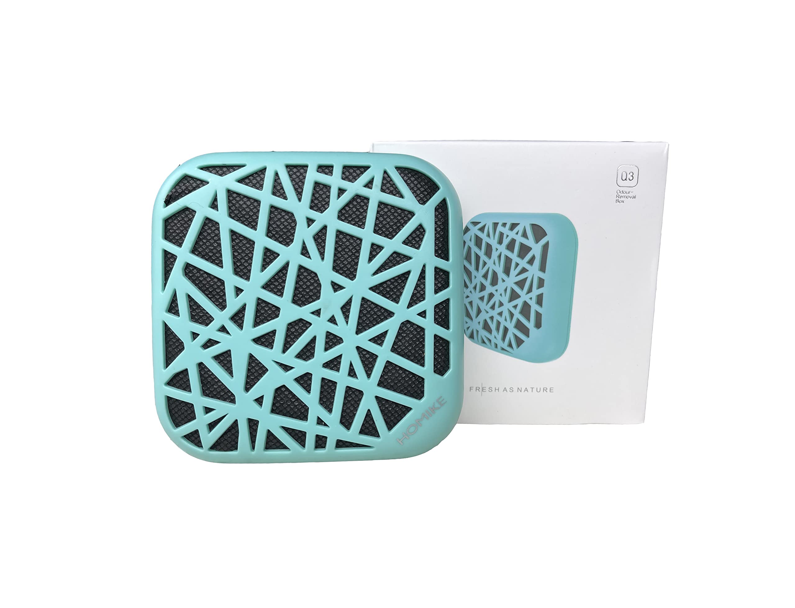 HOMIKE Refrigerator Deodorizer,Odor Eliminator,Last up to 5 Years,Stick Ups Air Freshener for Fridge and Freezer,Outperforms Baking Soda and Bamboo Air Purifying Bags(Green)