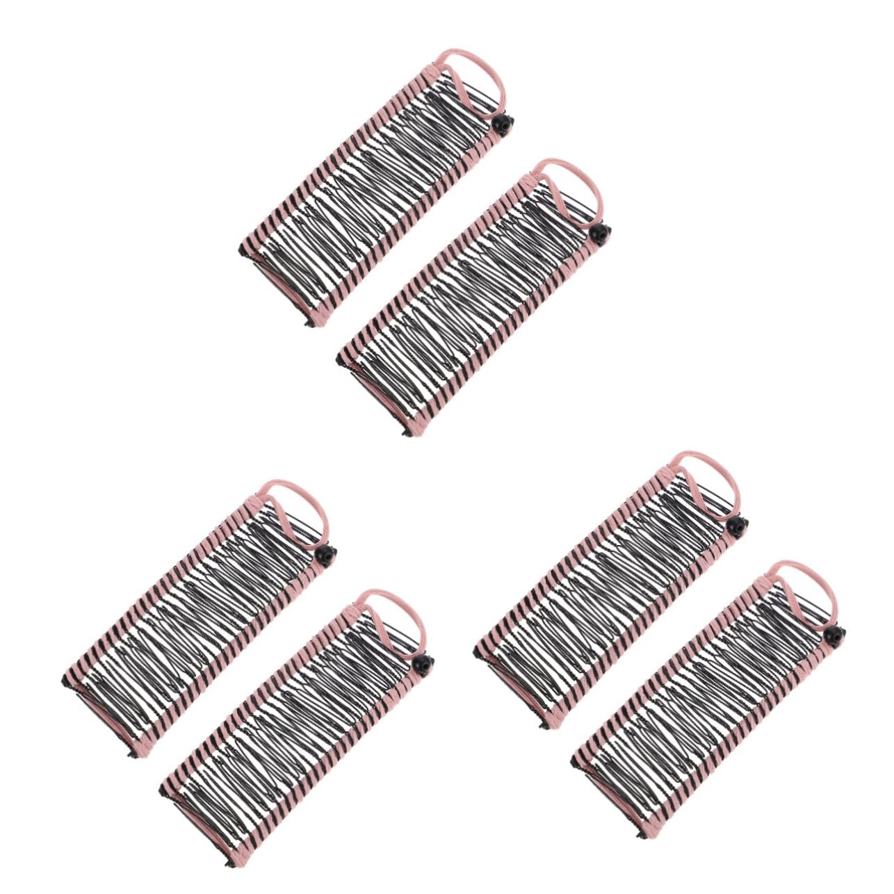 Beaupretty 6pièces Pince Banane Pour Chignon Accessoire De Coiffure Pratique Pour Cheveux Épais Et Bouclés Outil De Stylisation Dents
