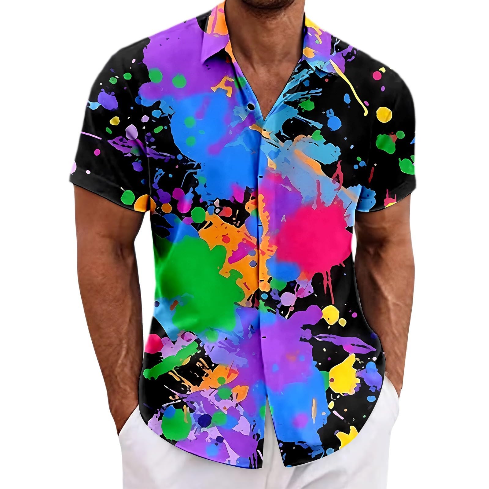 Cadeau homme chemise blanche habillée pour un style d'été chic - 5